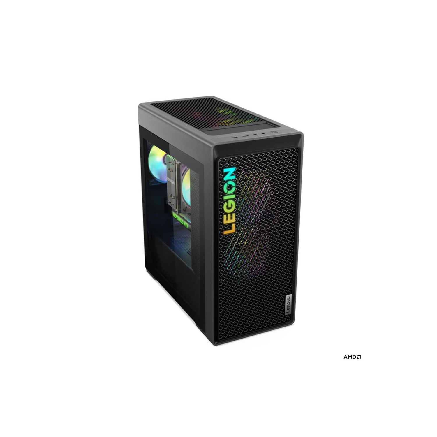 Refurbished(Excellent) - Lenovo Legion T5 Gen 8 26IRB8 Gaming PC, Core i7-14700F, 32GB, 1TB SSD, GeForce RTX 4070 Super (12GB), Win 11 Pro, 1 Year Warranty