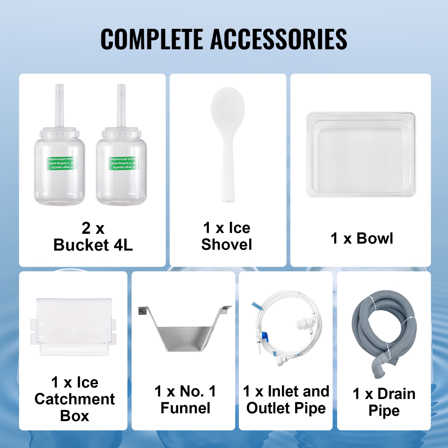 VEVOR 385LBS/24H Commercial Snowflake Ice Machine, Snowflake Ice Maker,Stainless Steel Ice Shaver Machine, Electric Snow Cone Maker,Liquid Cooling