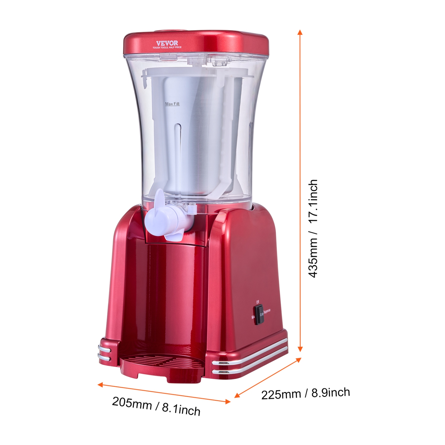 VEVOR Slushy Machine for Home, 32oz Tank Home-use Margarita Machine, Smoothie Frozen Drink Maker with Food-grade Materials, Slushie Machine for Home