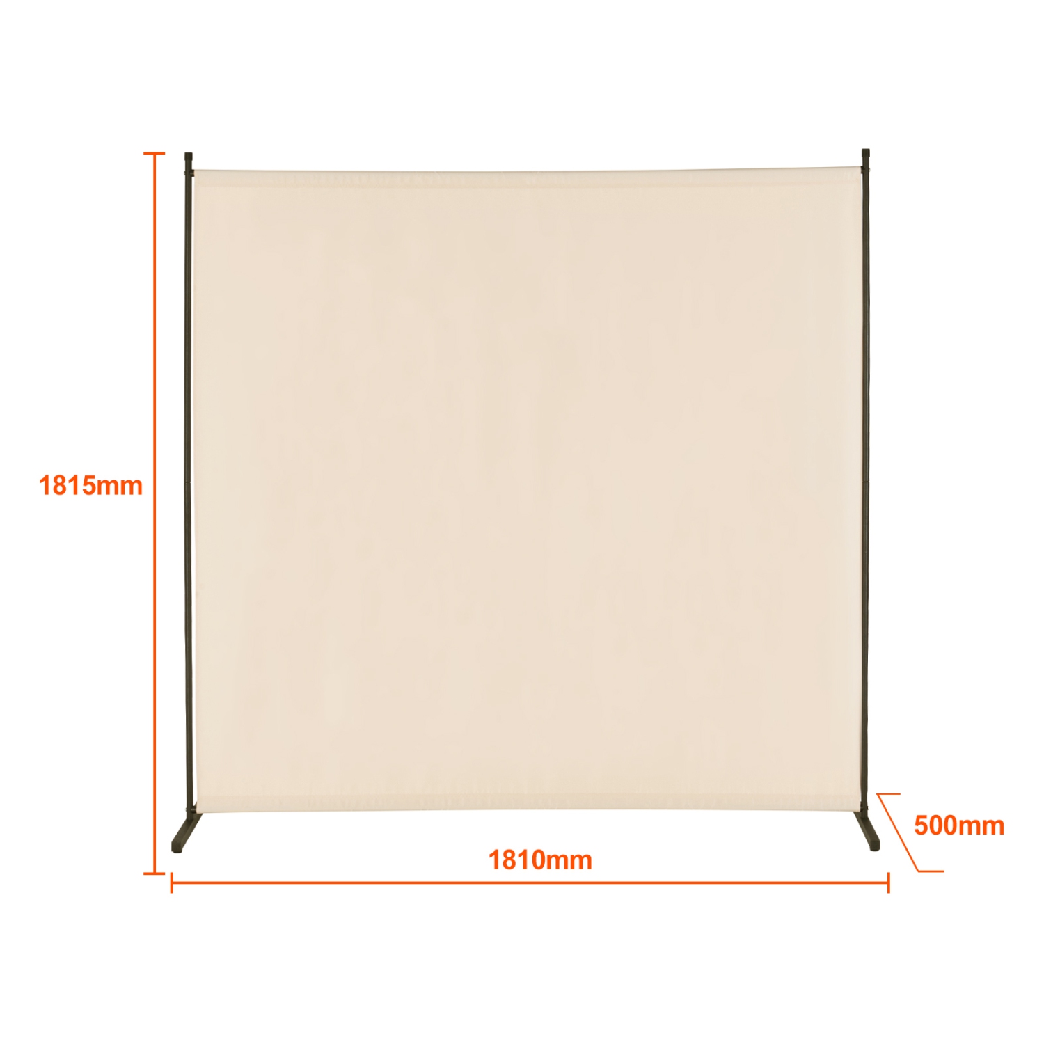 VEVOR Room Divider, Single Panel Room Divider, 6FT Privacy Screen Indoor, Partition Divider for Room Separation, Freestanding Room Divider Panel for