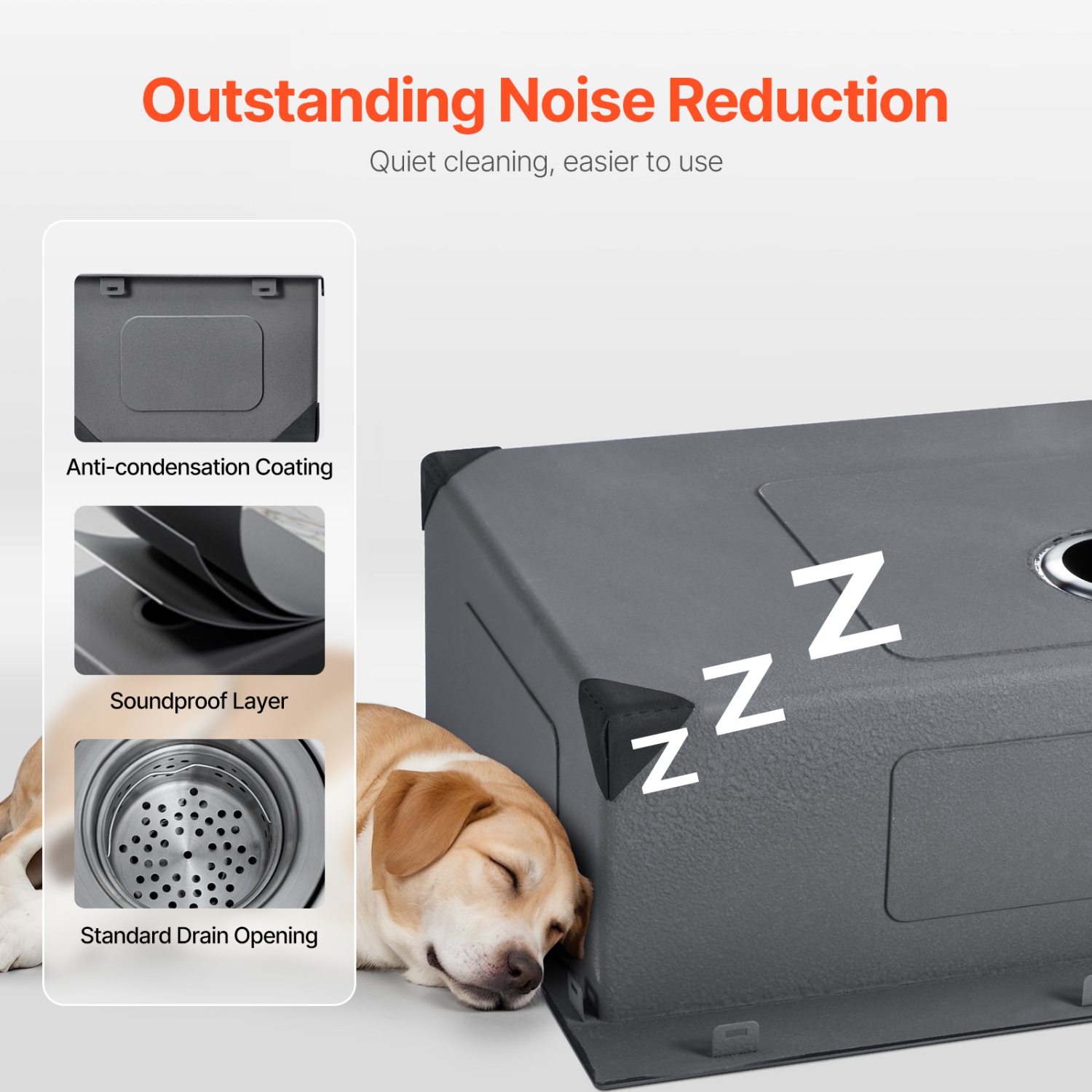 VEVOR 25 inch Kitchen Sink Workstation, 304 Stainless Steel Top Mount Sinks, Drop-In Single Bowl Farmhouse Basin with Accessories, for RV, Prep