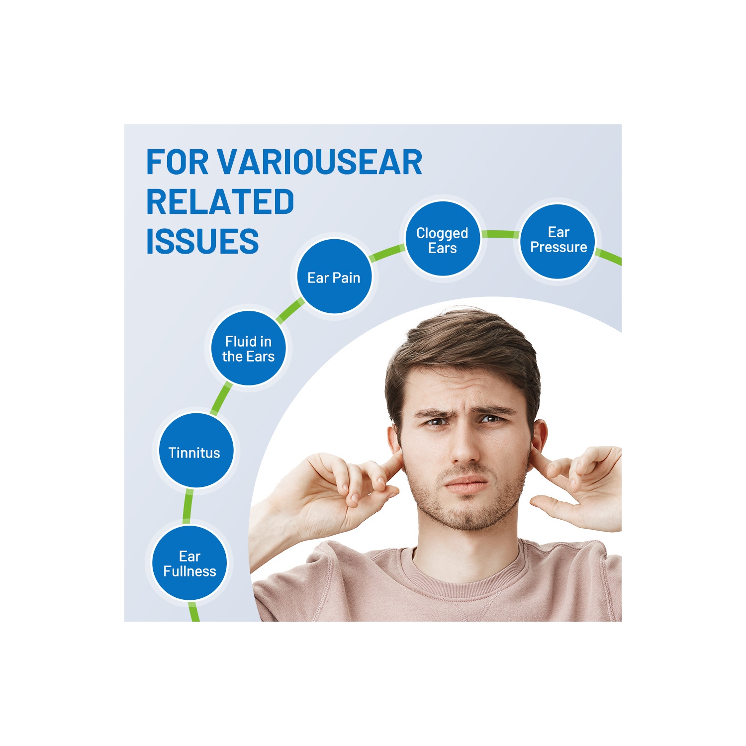 Dispositif de soulagement électrique de la pression auditive pour équilibrer la pression auditive et soulager les acouphènes