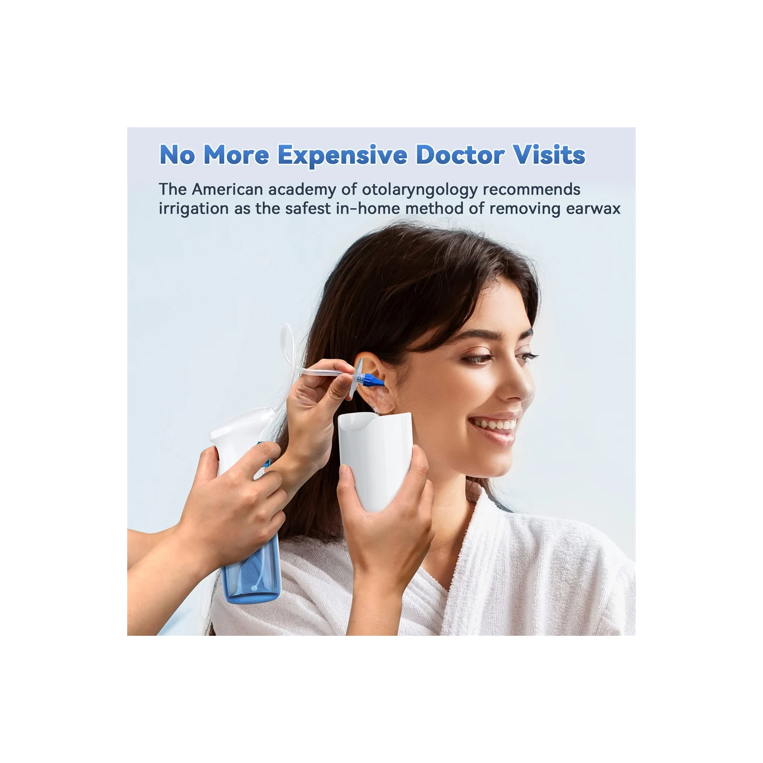 Nettoyant d'oreilles électrique portatif domestique, outil de nettoyage de cire d'oreille pour une utilisation sûre et facile