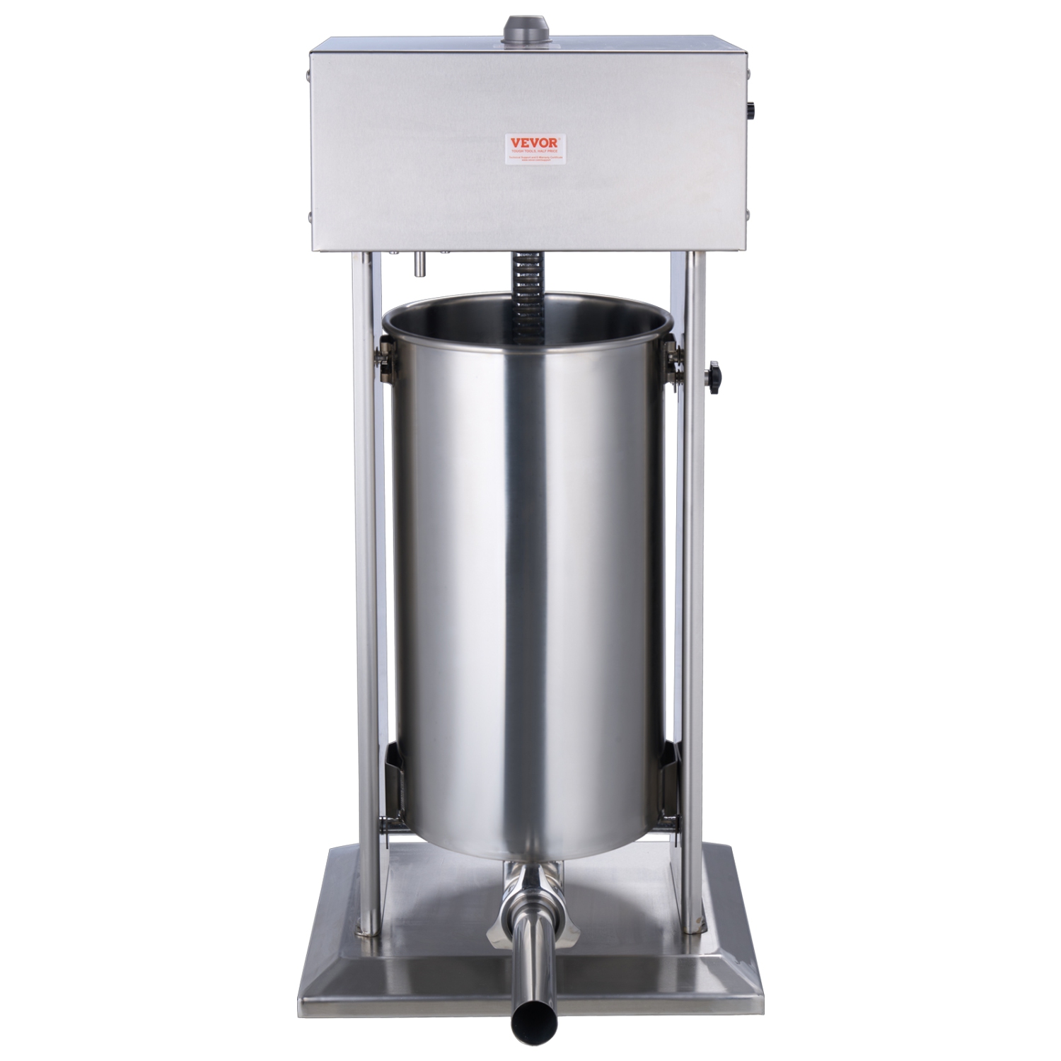 VEVOR 25 L / 55 LBS Electric Sausage Stuffer, Vertical Meat Stuffer, 400W Motor, Stepless Speed Control and Foot Pedal, Made of Food-grade 304