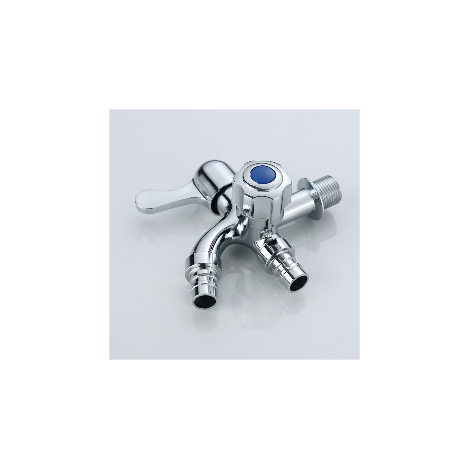 Multifunctional Faucet Mixer, Double Spout for Washing Machine, Kitchen Sink, and Shower