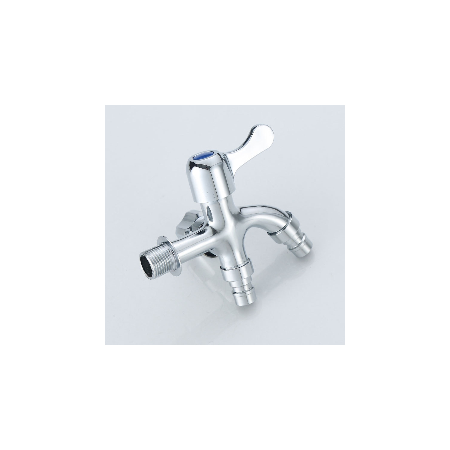 Multifunctional Faucet Mixer, Double Spout for Washing Machine, Kitchen Sink, and Shower