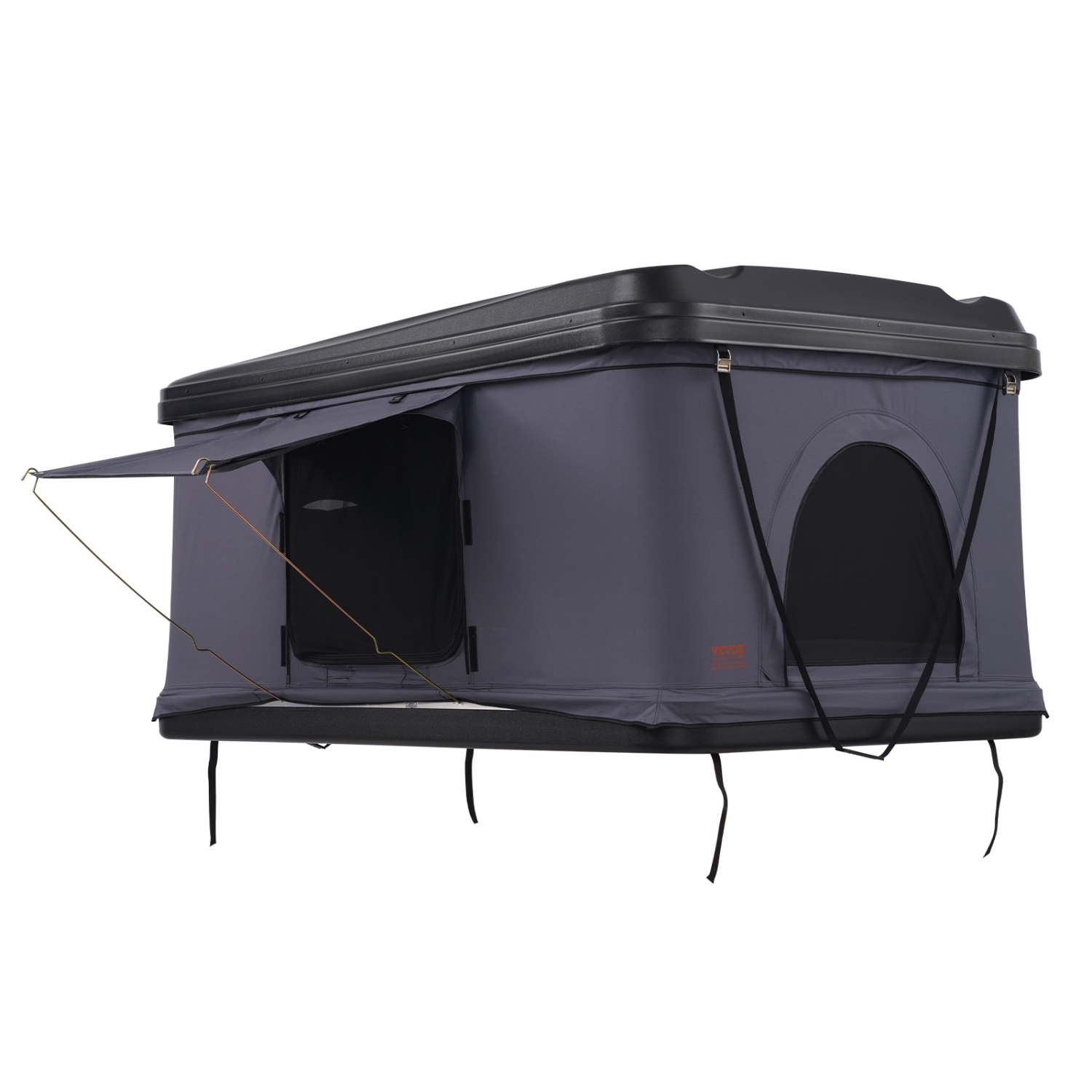 VEVOR Rooftop Tent Hard Shell, Naturnest Rooftop Tent Hardshell for 2-3 Person, Hard Shell Roof Top Tent with Telescopic Ladder Thick Mattress,