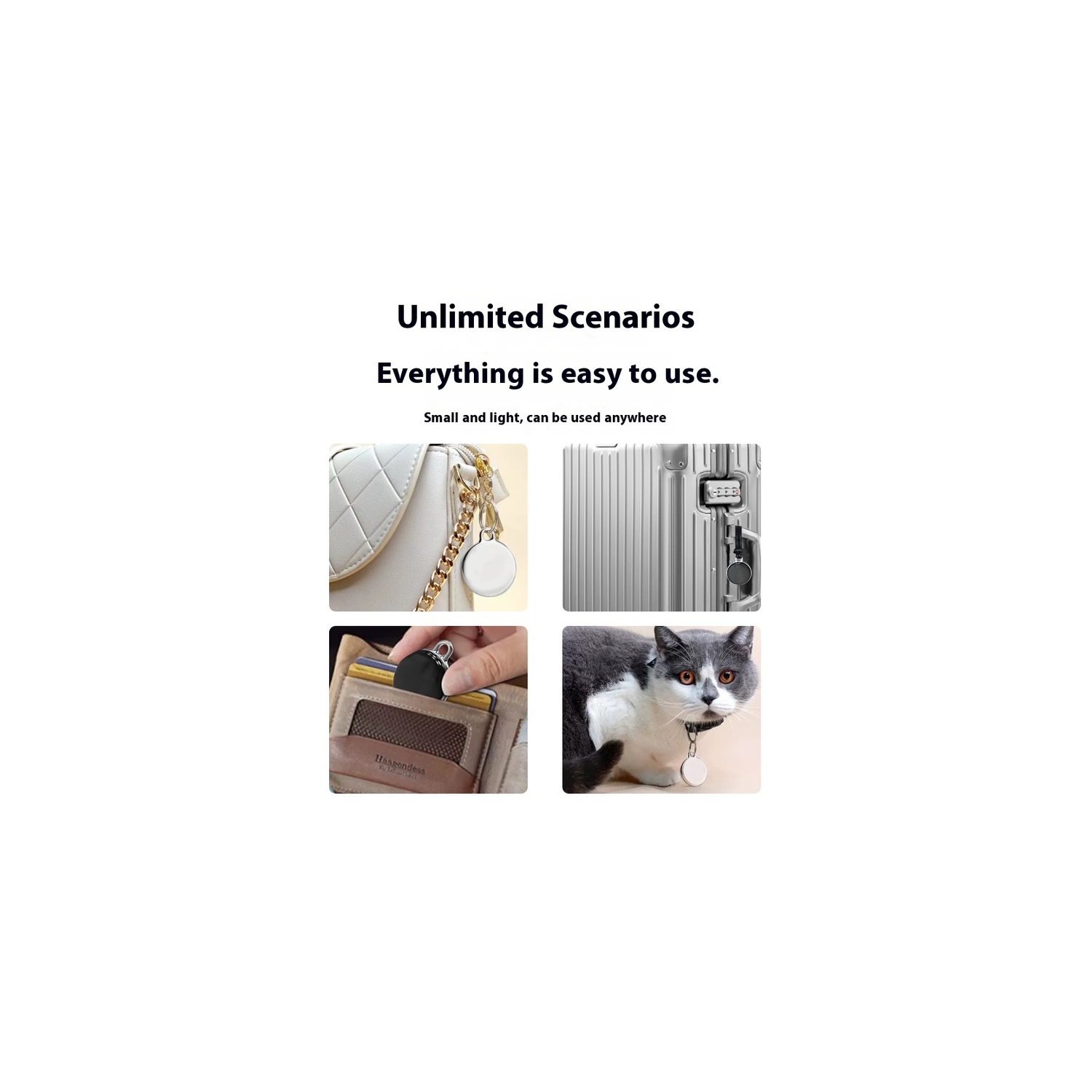 Localisateur global à distance, GPS de téléphone mobile, dispositif de repérage intelligent anti-perte, compatible avec iOS + Android double système