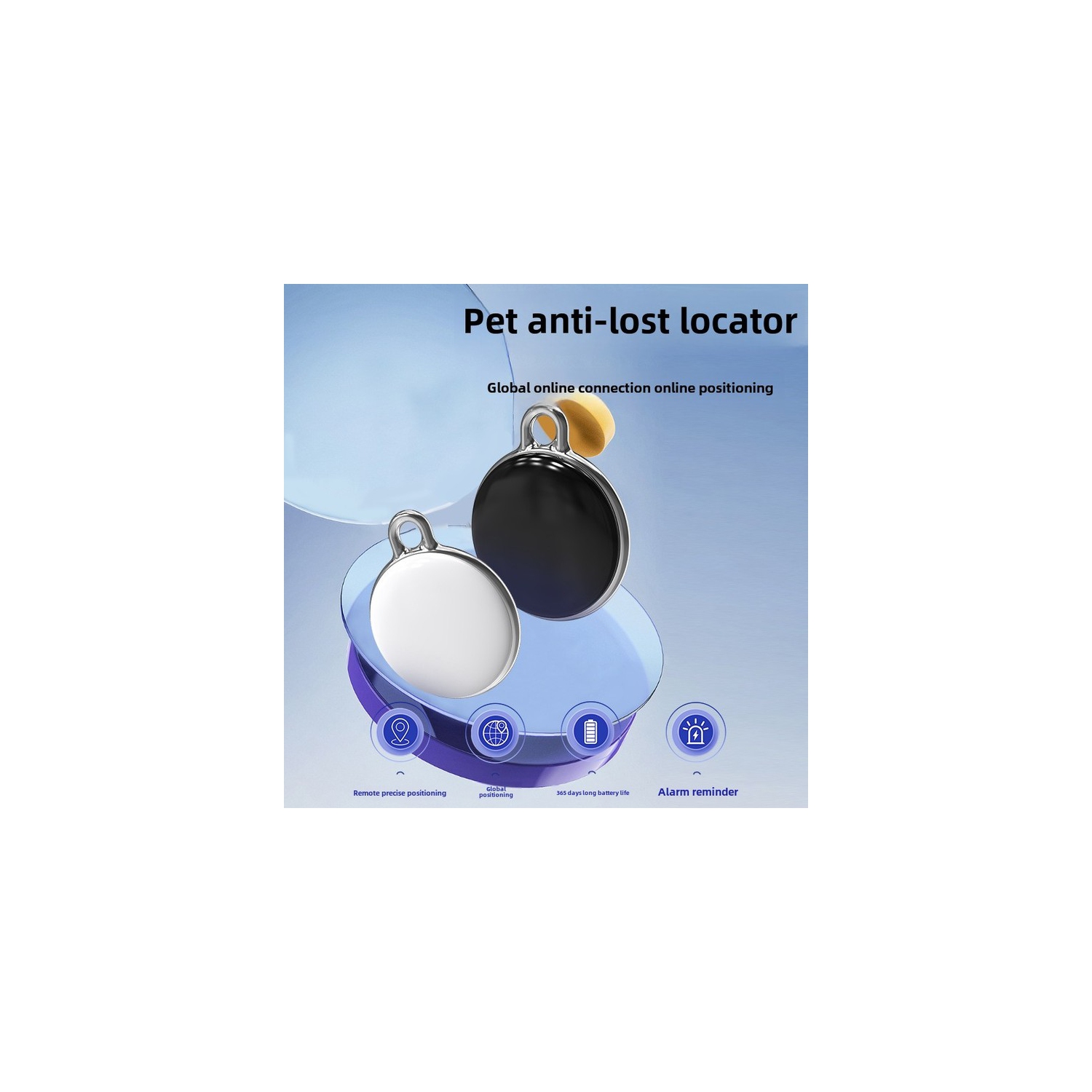 Localisateur global à distance, GPS de téléphone mobile, dispositif de repérage intelligent anti-perte, compatible avec iOS + Android double système