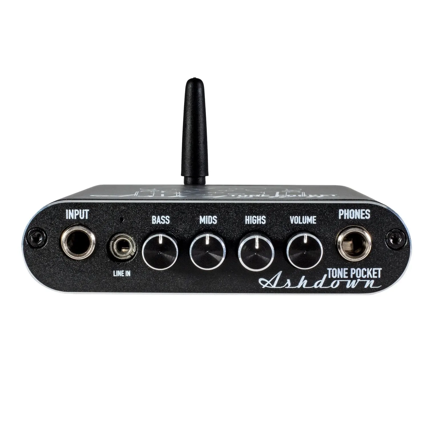 Amplificateur d'écouteurs Bluetooth Pocket Bass Tone d'Ashdown et interface audio USB - Noir