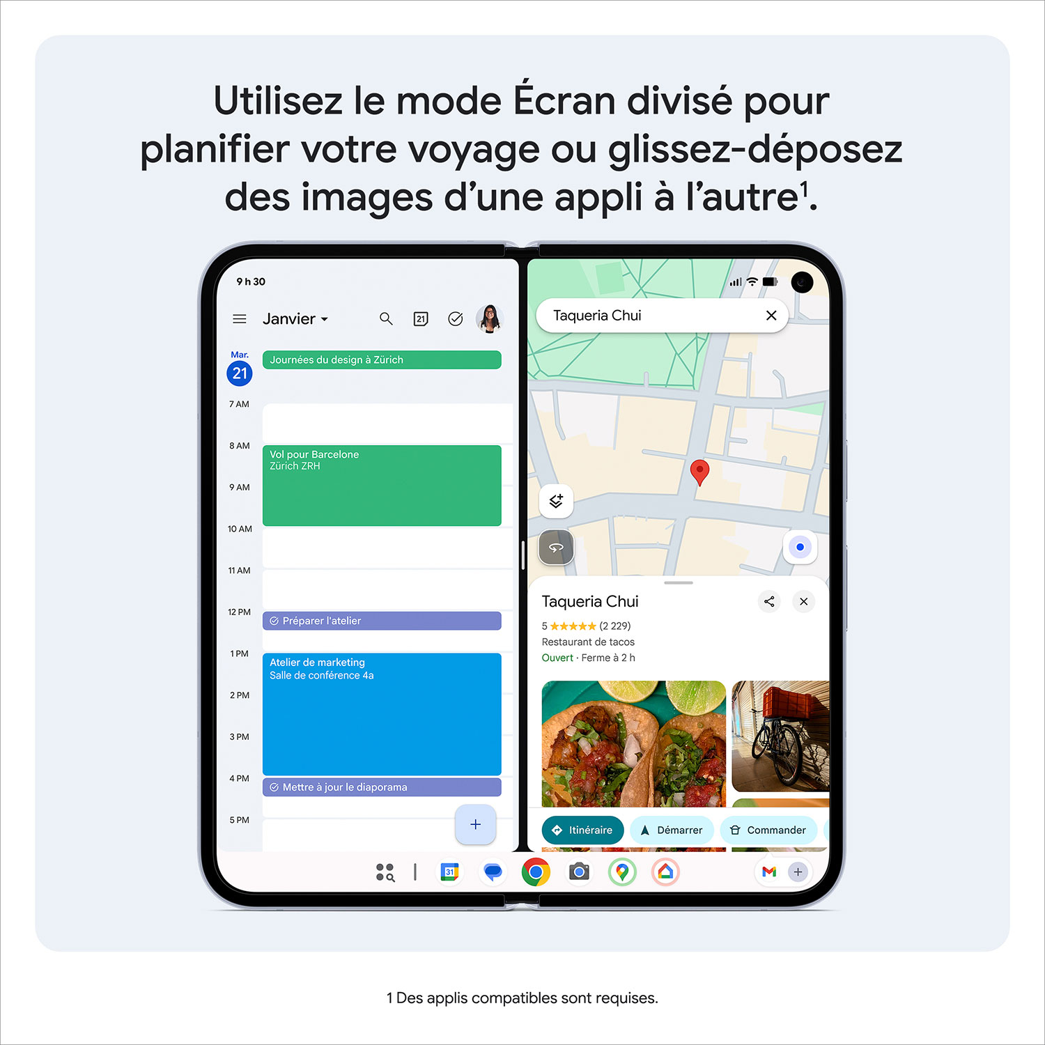Pixel 10 Pro Fold 256 Go de Google avec Koodo - Pierre de lune - Forfait Balance sélectionné