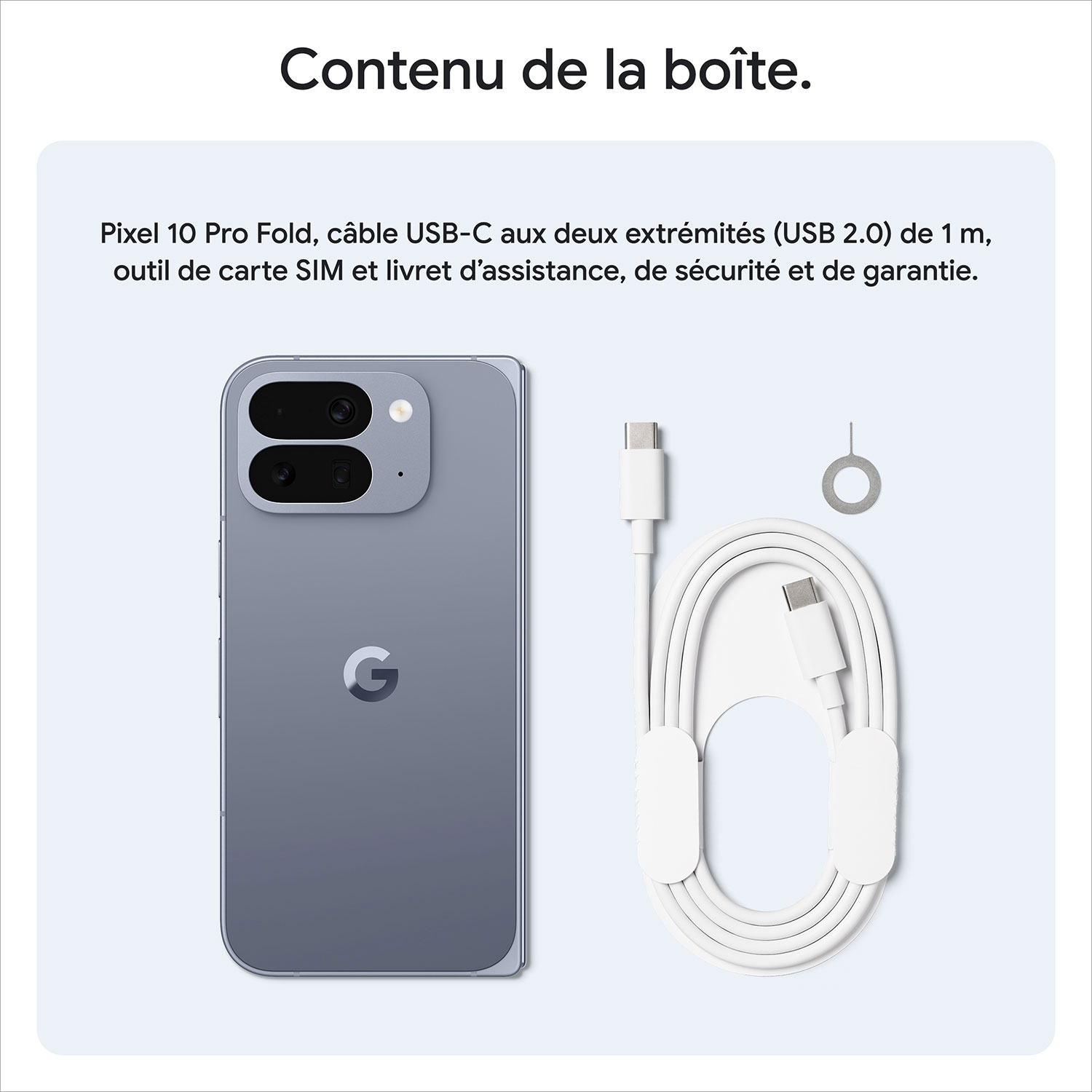 Pixel 10 Pro Fold 256 Go de Google avec Freedom Mobile - Pierre de lune - Paiement Balance mensuel