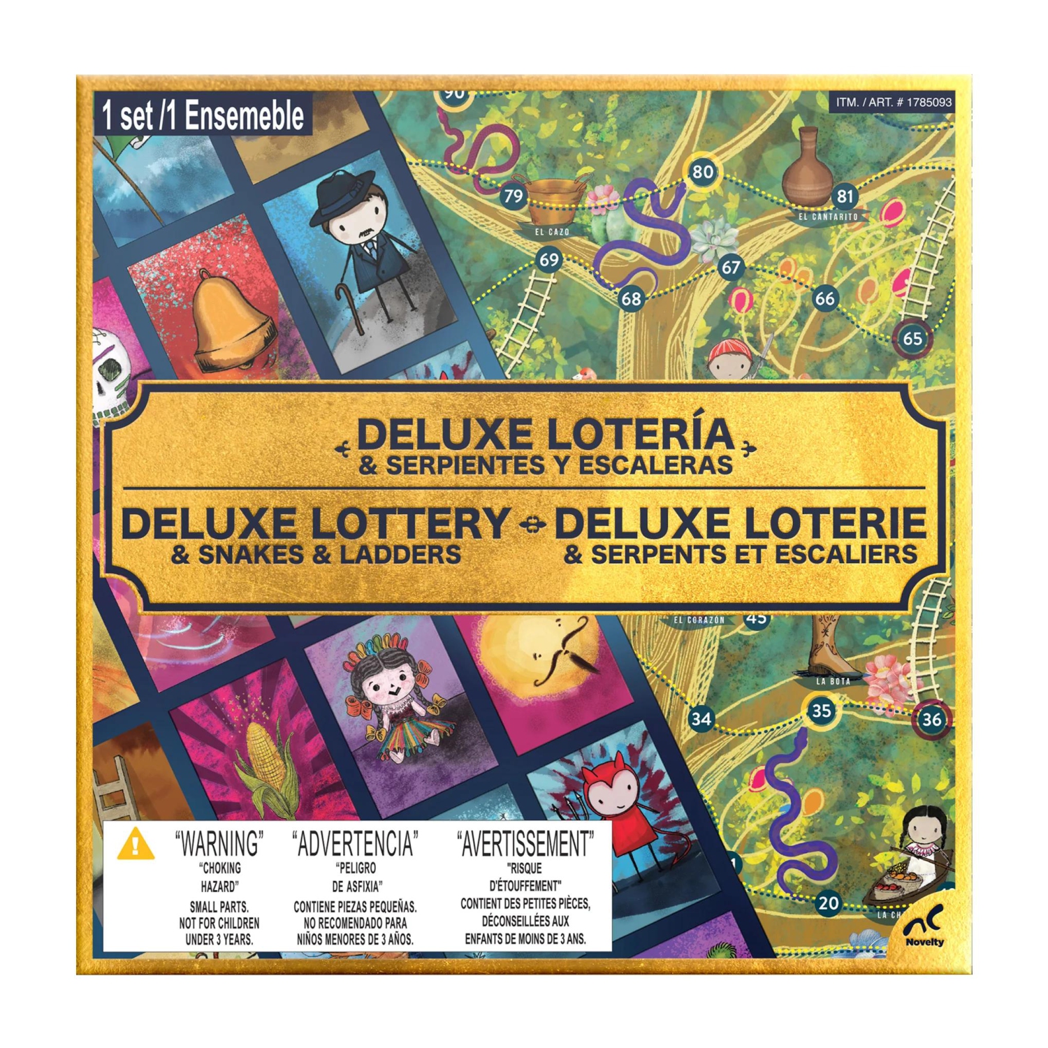 Jeu de société de luxe Lottery & Snakes & Ladders