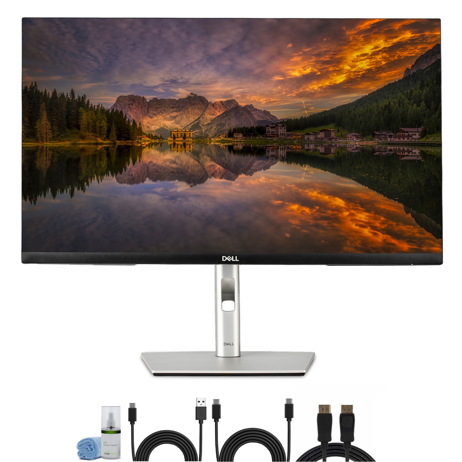 Dell P2725QE 27" 4K UHD USB Type-C Hub Monitor + Cleaning Kit