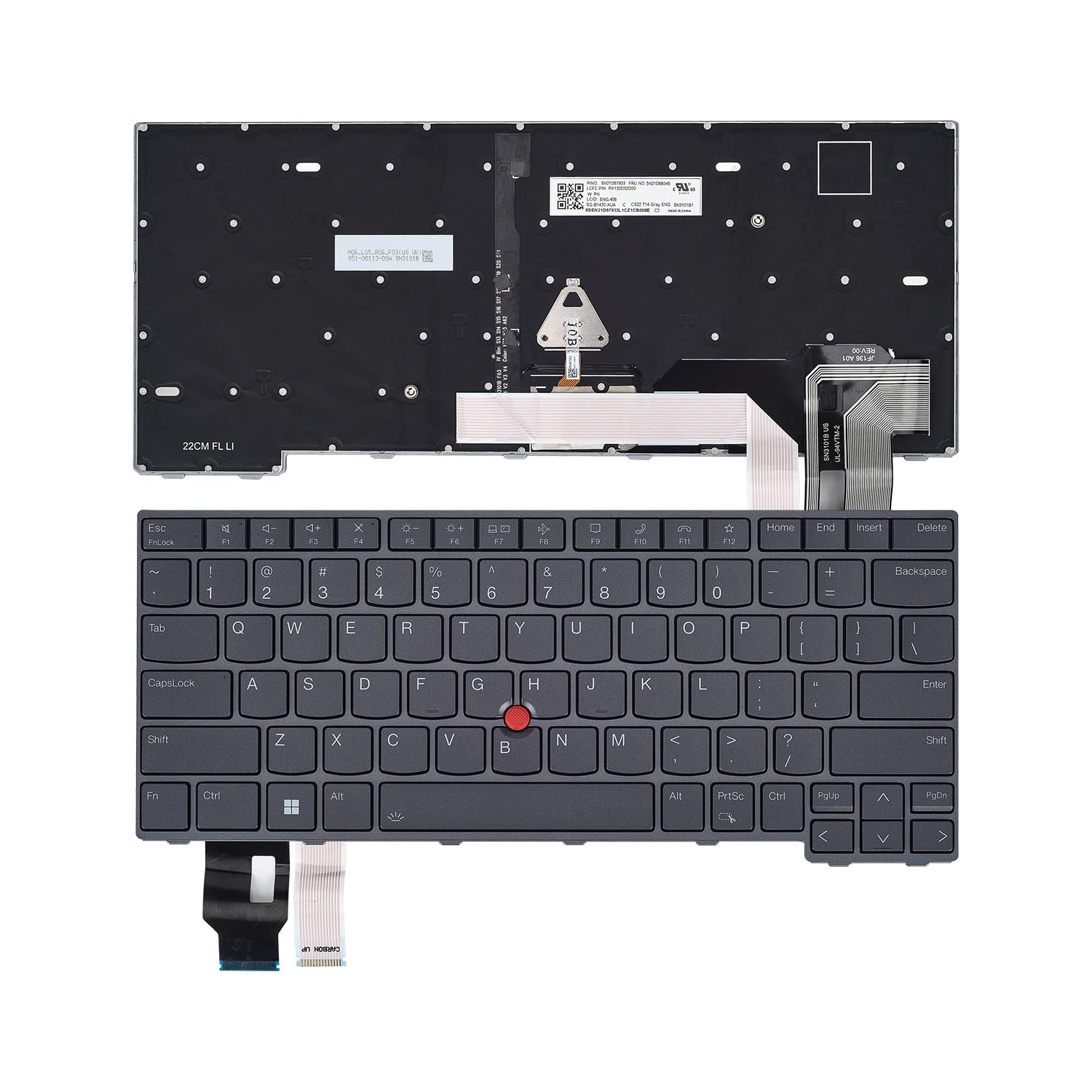 LIXSUNTEK Keyboard For Lenovo ThinkPad T14 Gen 3/4 5N21D67970 5N21D68058 Backlit