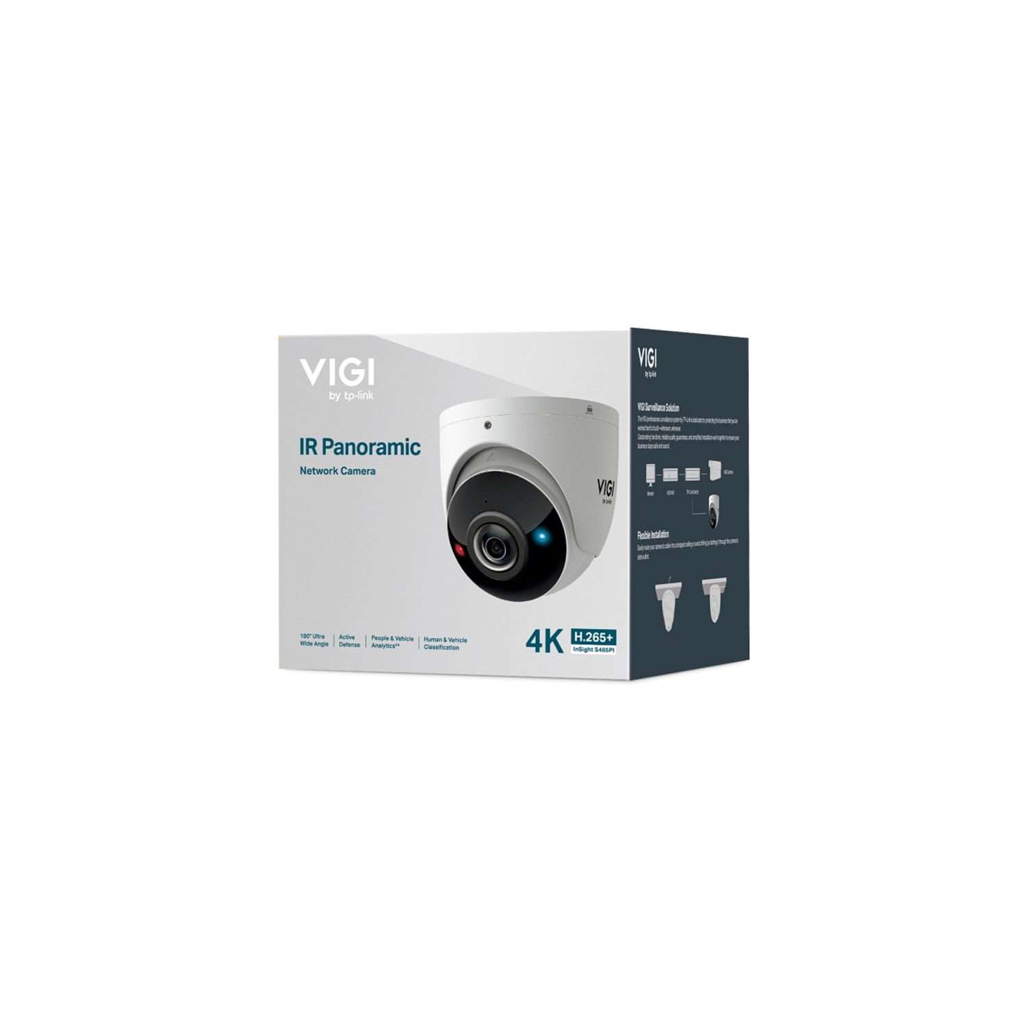 Caméra réseau infrarouge panoramique à tourelle VIGI Insight S485PI 8 Mpx de TP-Link