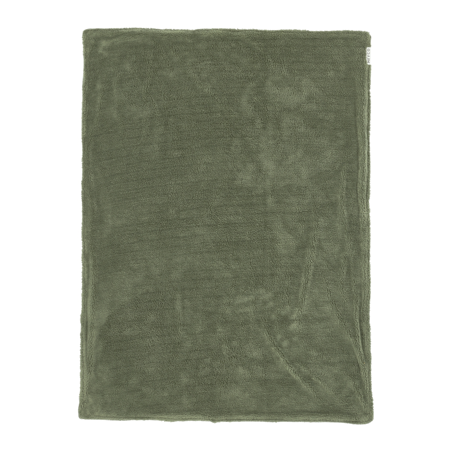 Couverture pour lit de bébé en peluche Mini Knots – Vert forêt – 75 100&nbsp;cm