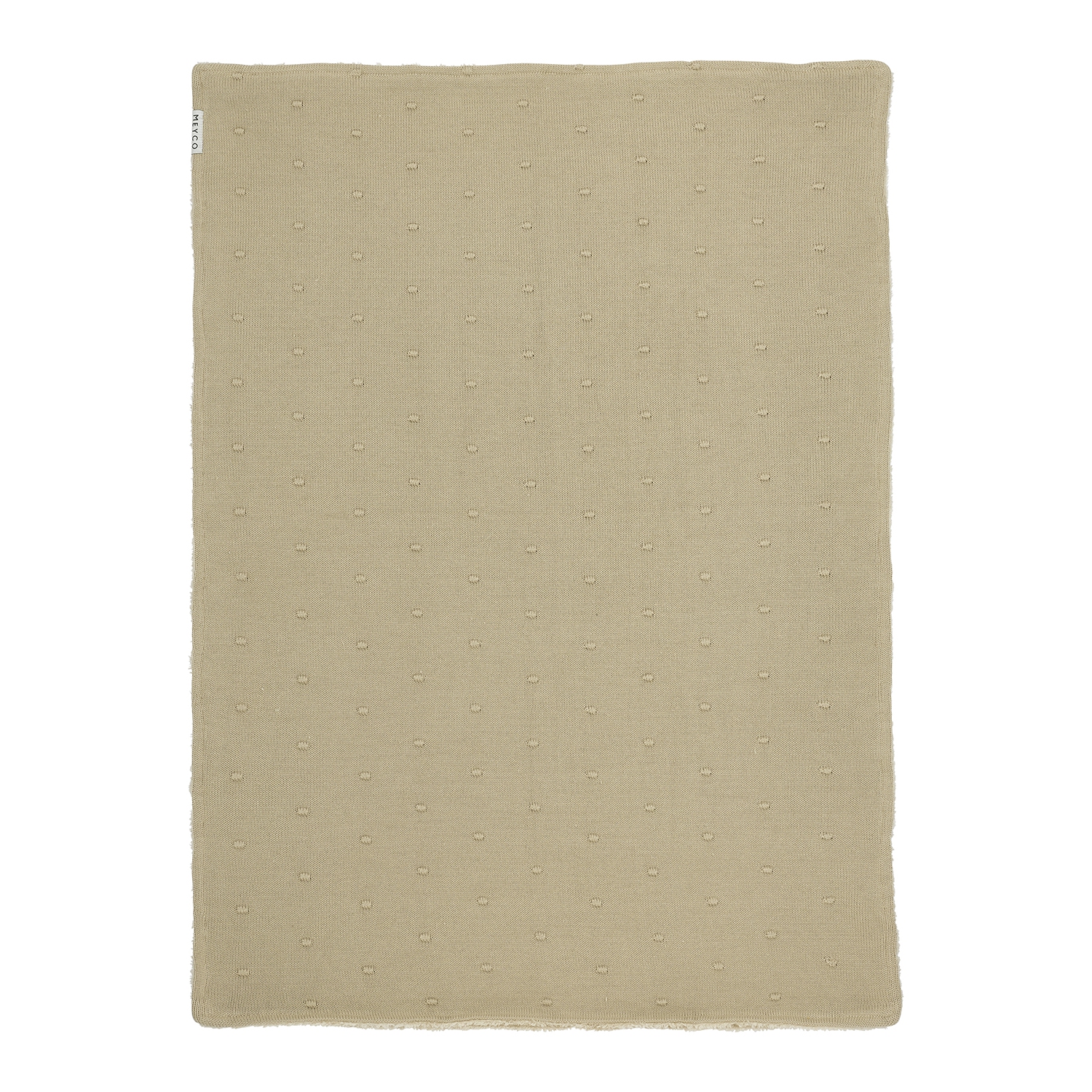 Couverture pour lit de bébé en peluche Mini Knots - Sable - 100&nbsp;cm 75