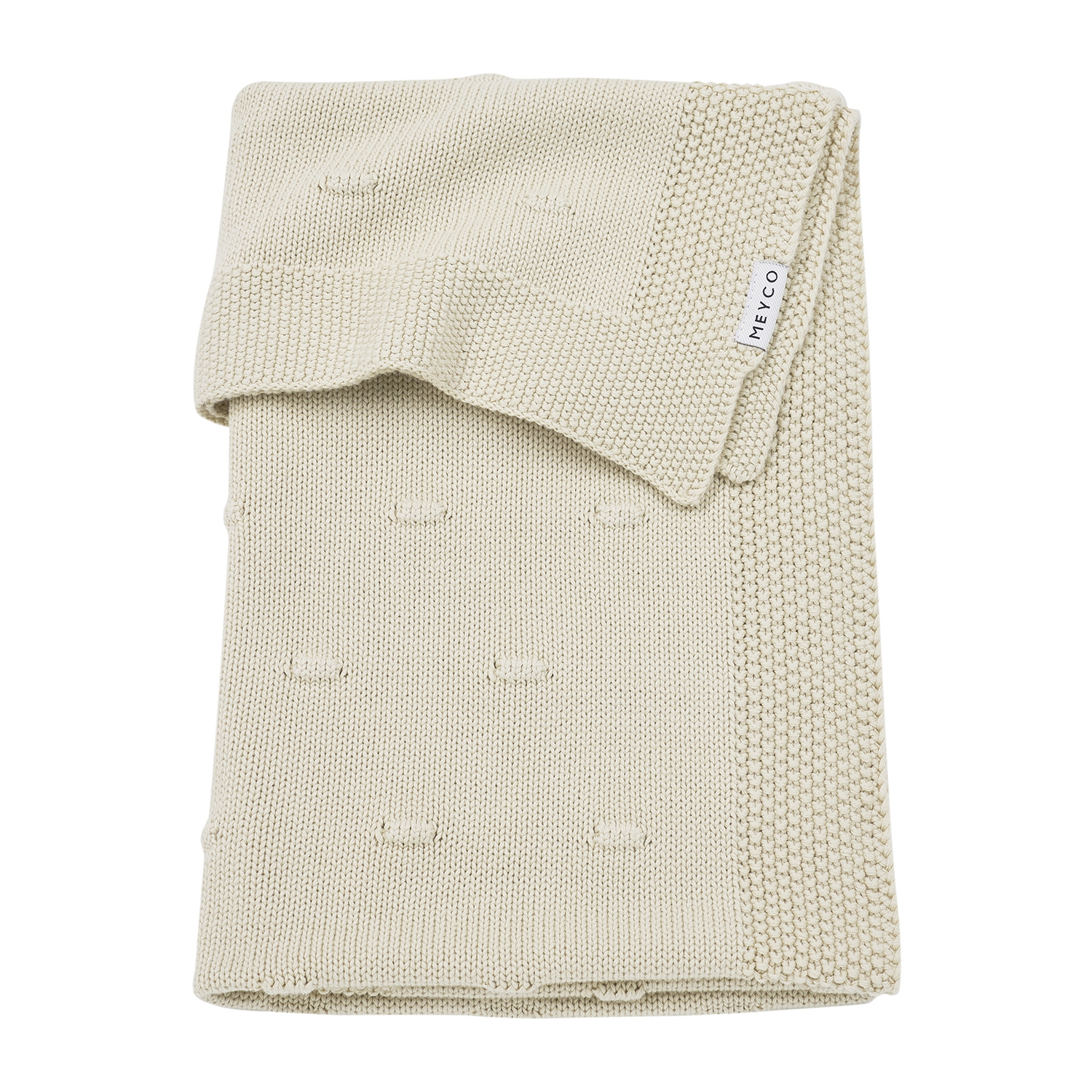 Couverture de lit pour lit de bébé Notts - Sable doux - 75 100&nbsp;cm