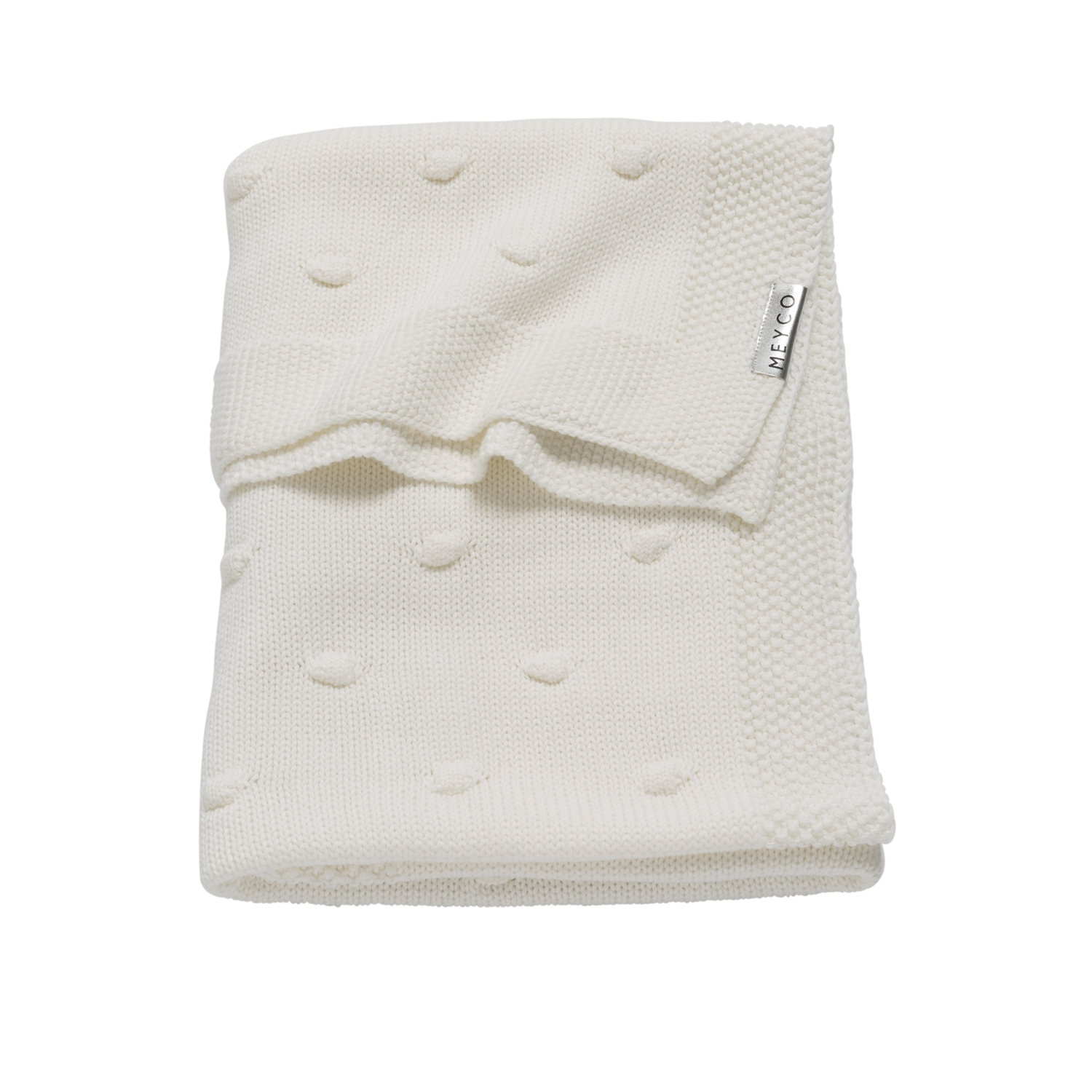 Couverture pour lit de bébé Notts - Blanc cassé - 75 100&nbsp;cm