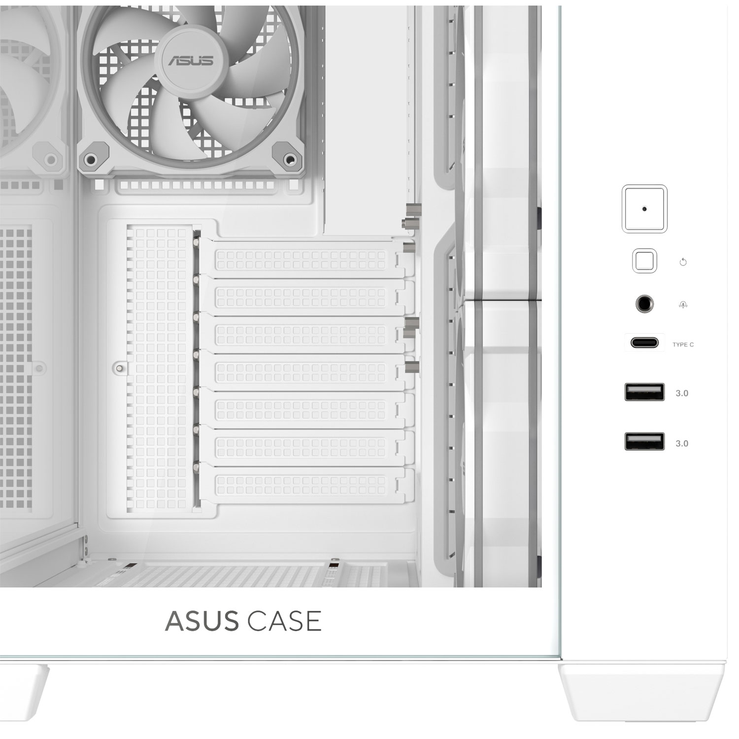 ASUS A32 PLUS Gaming ATX Computer Case - White