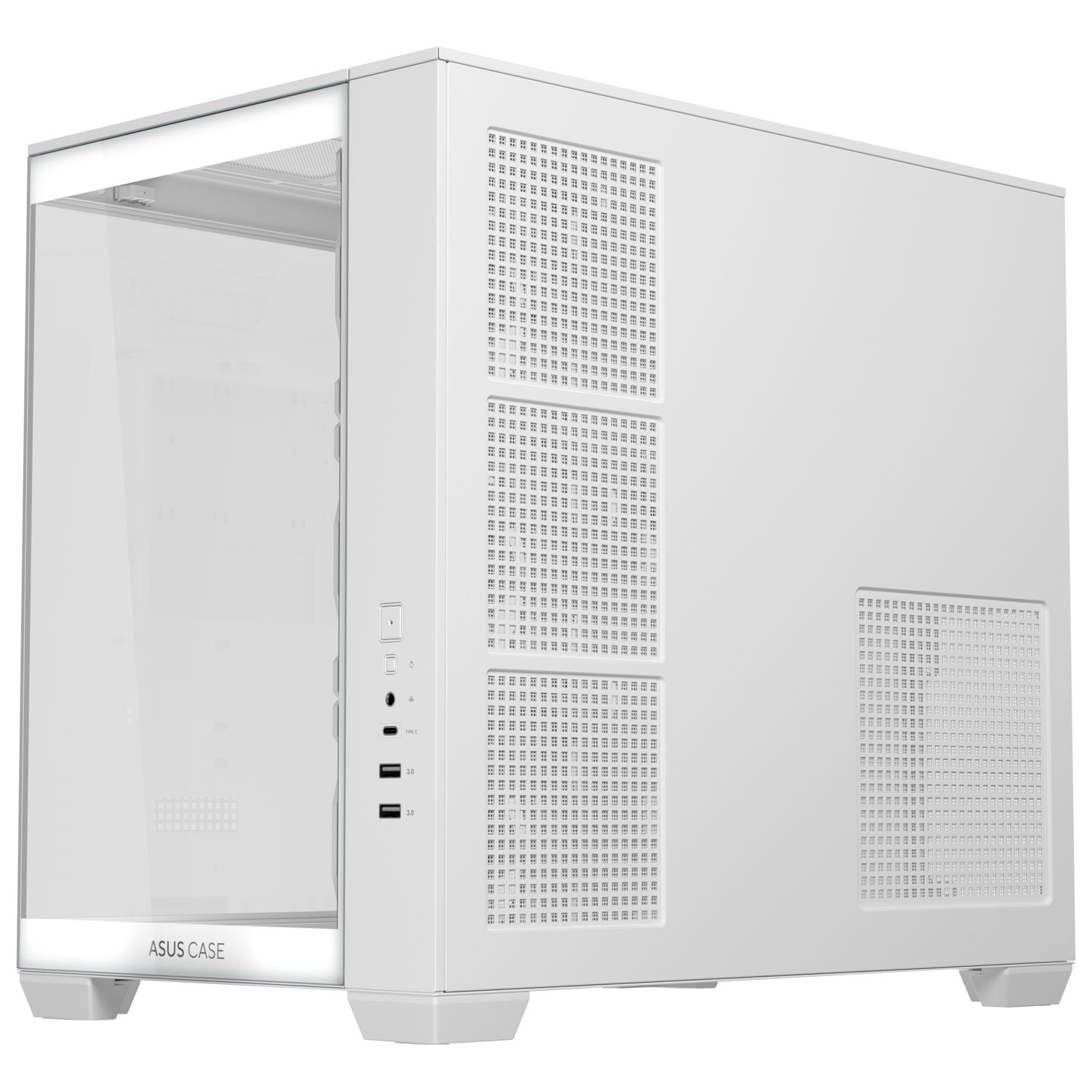 ASUS A32 PLUS Gaming ATX Computer Case - White