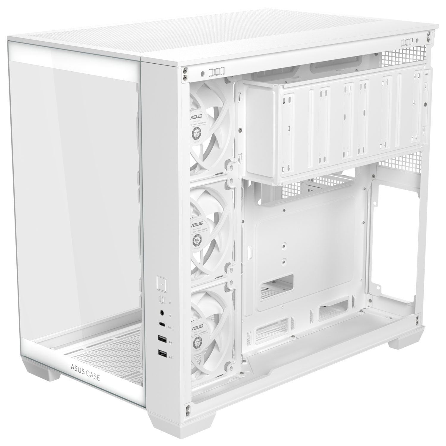 ASUS A32 PLUS Gaming ATX Computer Case - White