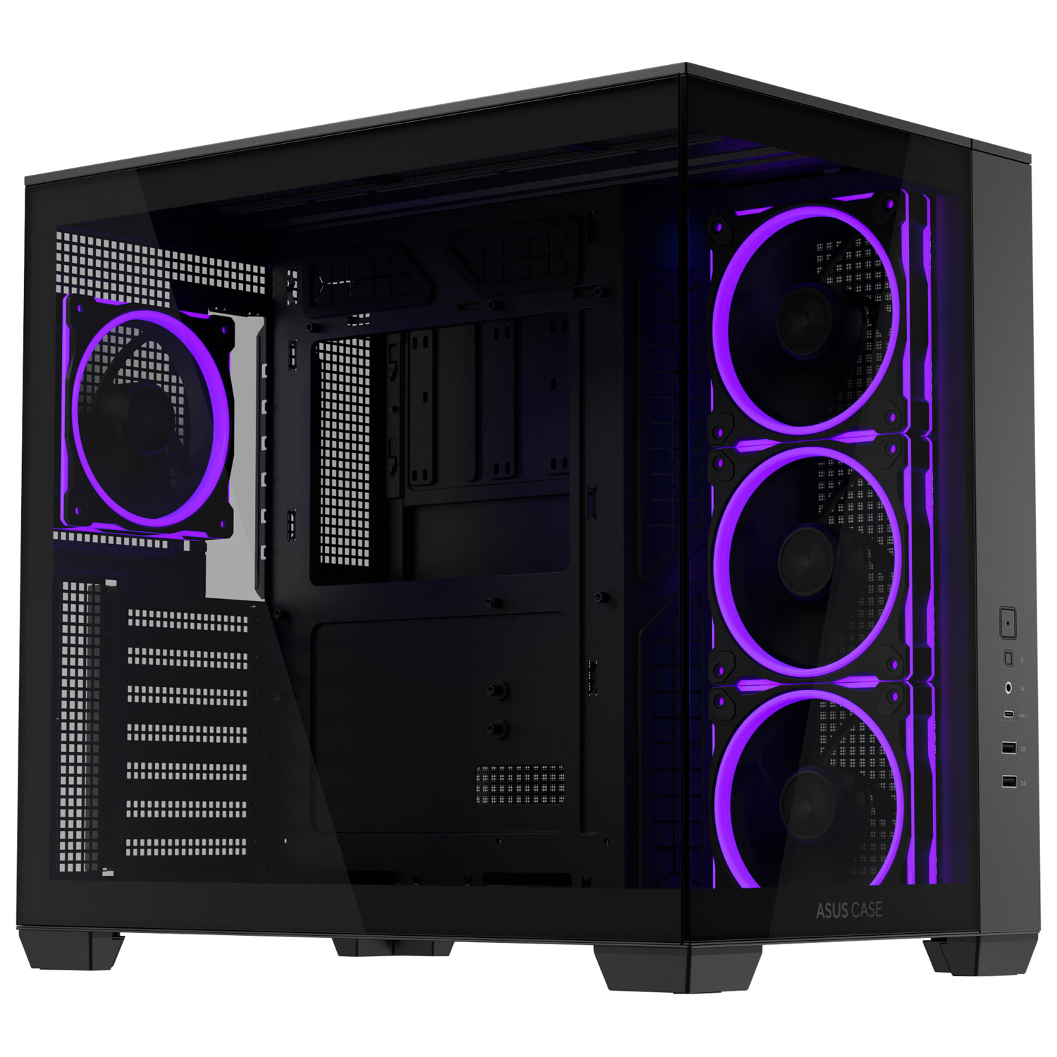 Boîtier d'ordinateur mi-tour ATX A32 PLUS Gaming d'ASUS - Noir