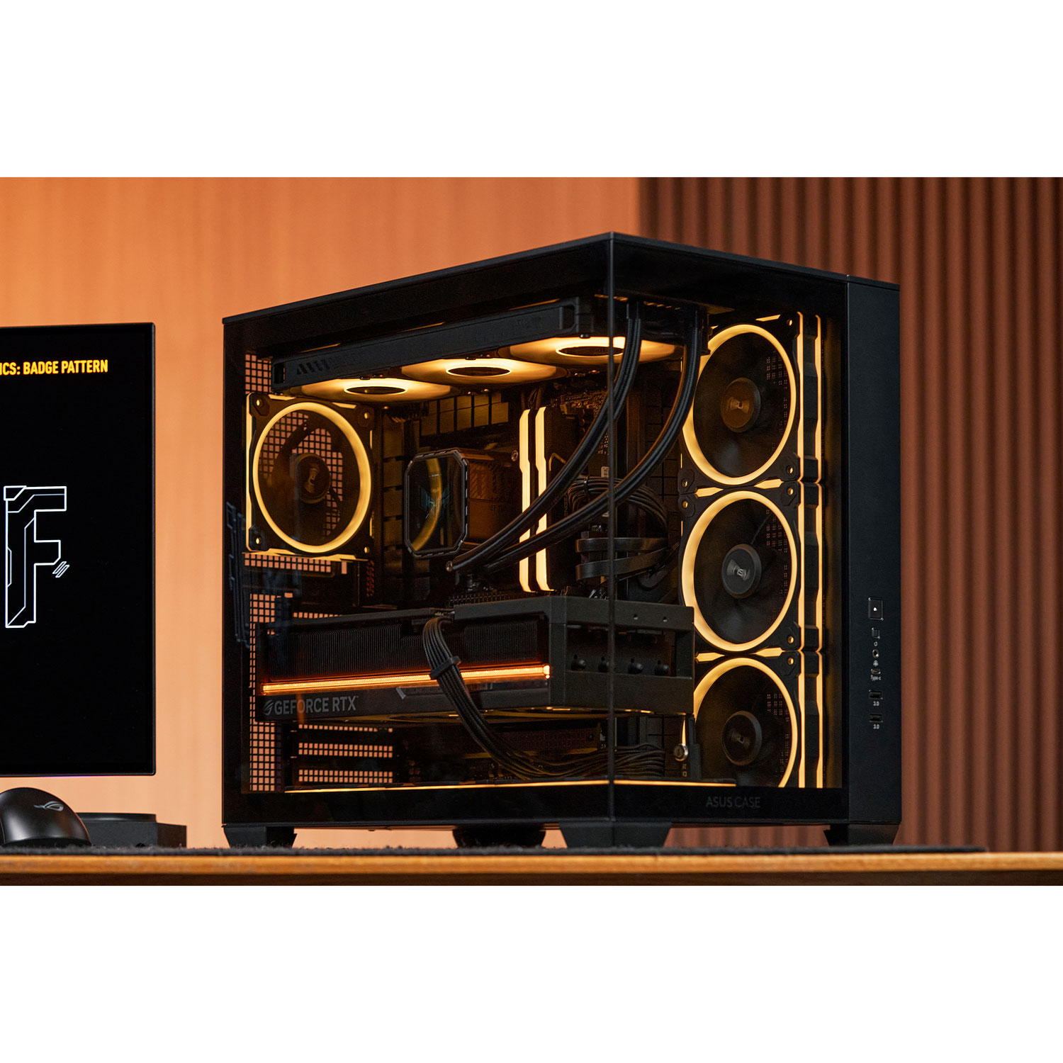 Boîtier d'ordinateur mi-tour ATX A32 PLUS Gaming d'ASUS - Noir