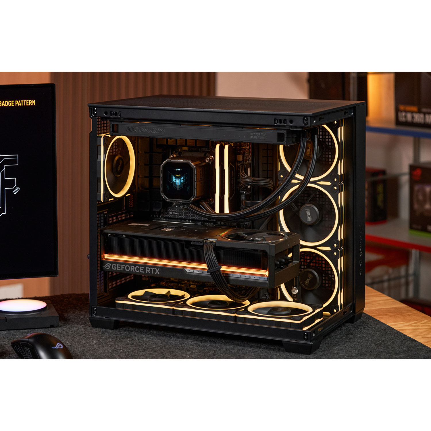 Boîtier d'ordinateur mi-tour ATX A32 PLUS Gaming d'ASUS - Noir