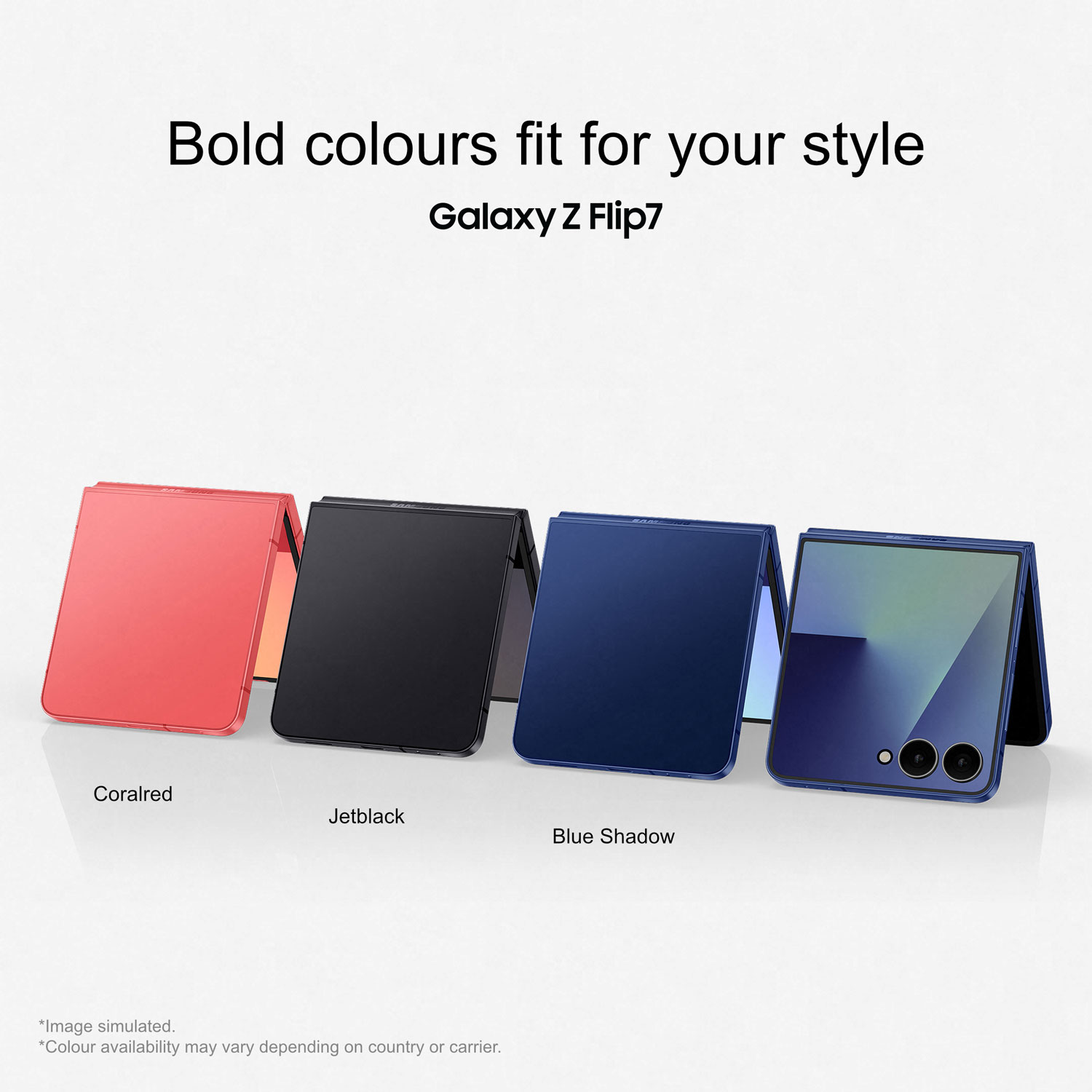 Galaxy Z Flip7 5G de 512 Go de Samsung - Ombre bleue - Déverrouillé