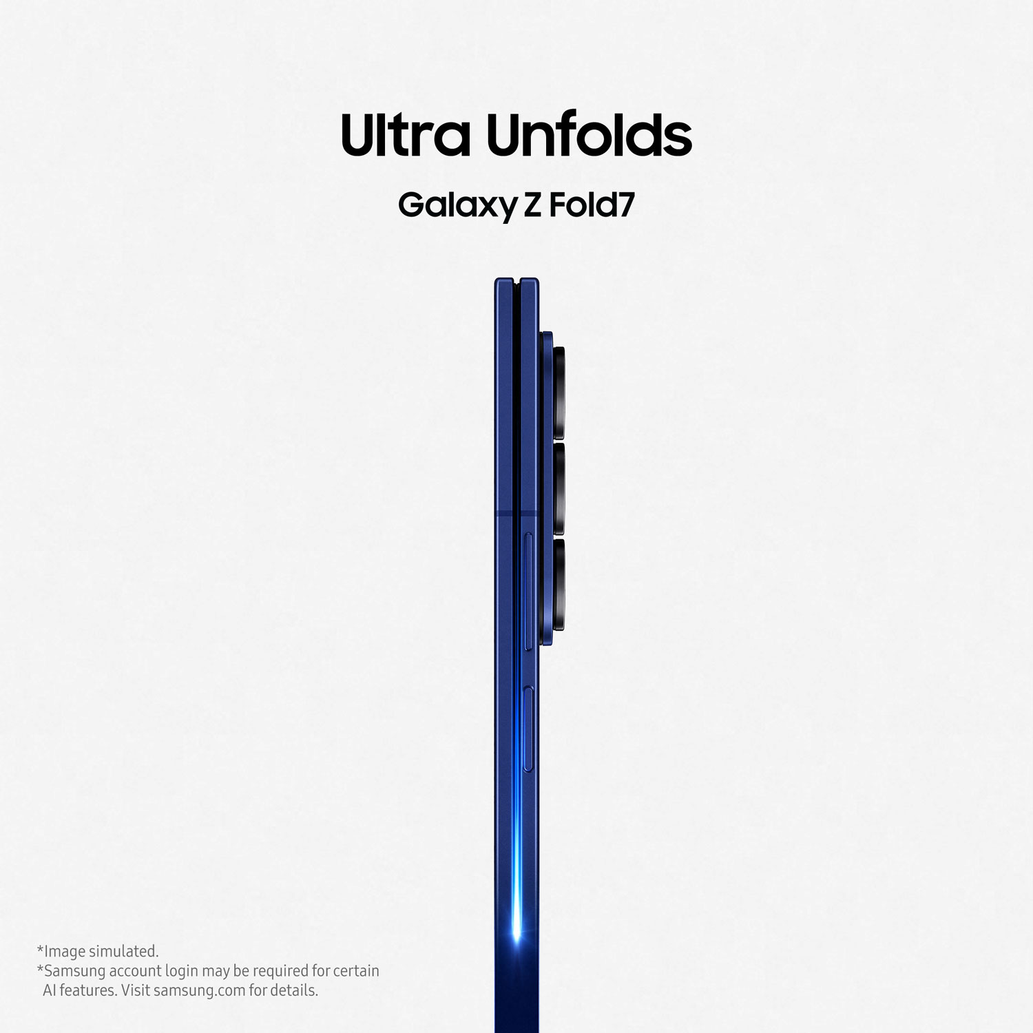 Samsung Galaxy Z Fold7 5G 256GB - Blue Shadow - Unlocked