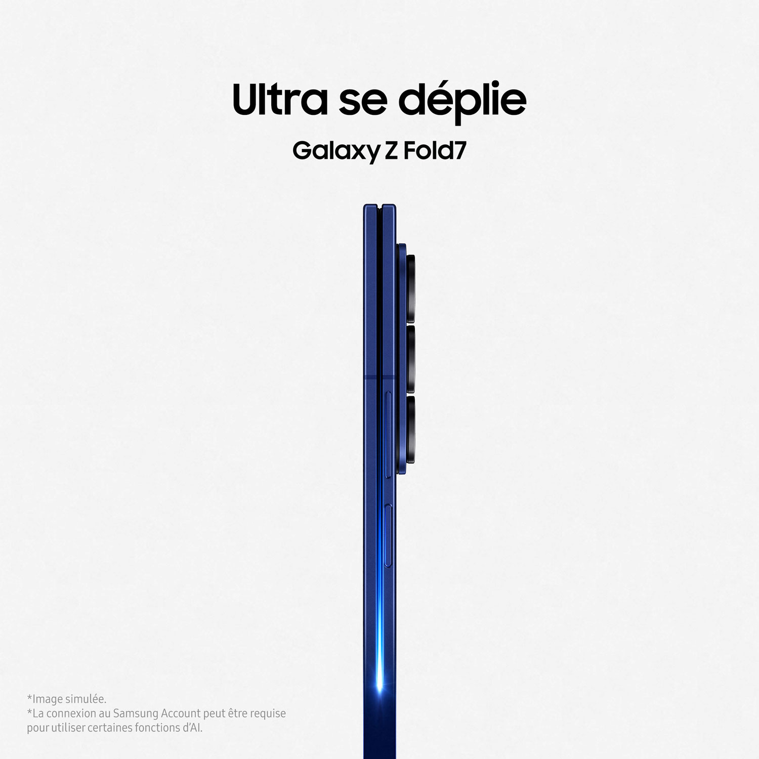 Samsung Galaxy Z Fold7 5G 256GB - Blue Shadow - Unlocked