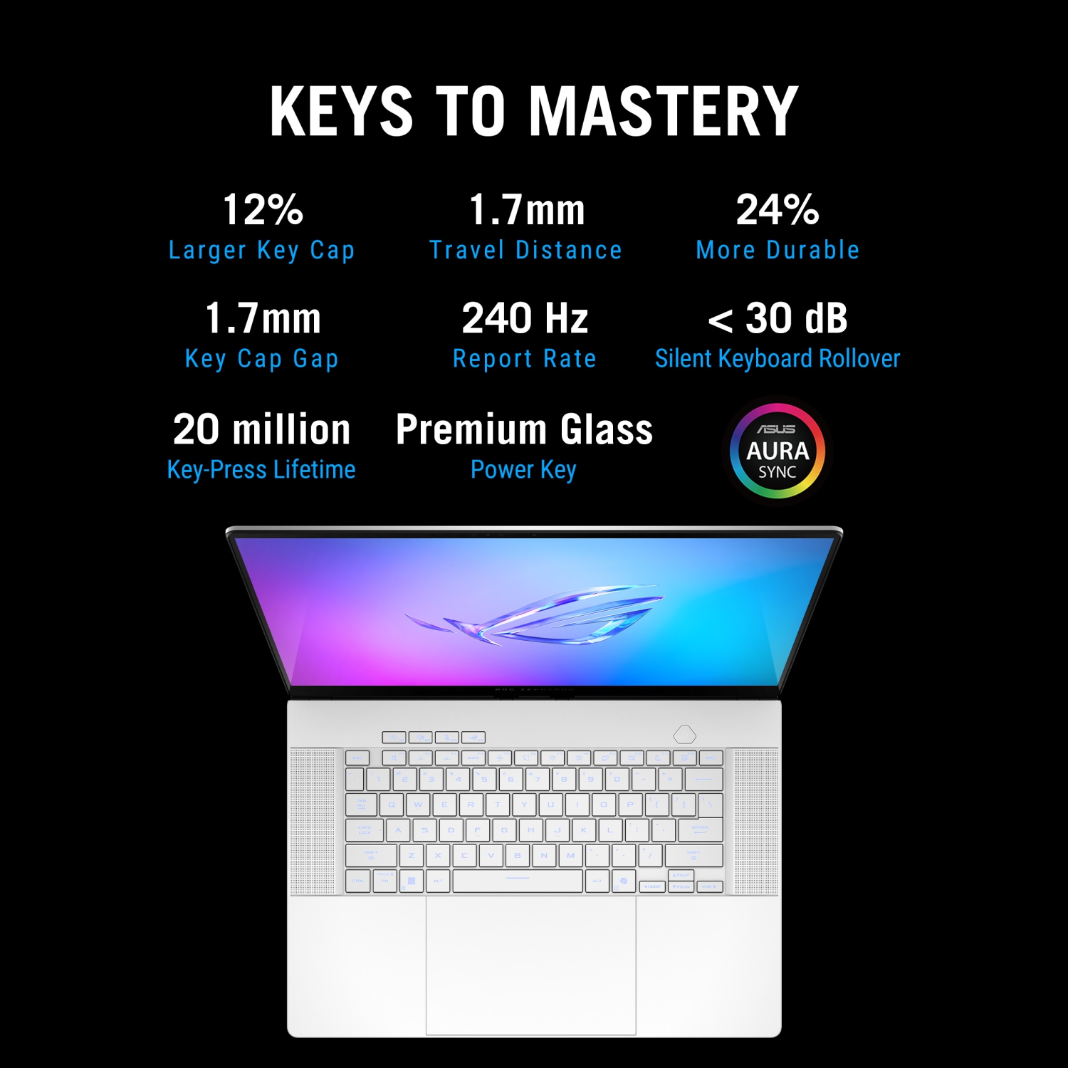 ROG Zephyrus G16 Gaming Laptop Copilot+ PC (16” Nebula Display / NVIDIA GeForce RTX 5070 / AMD Ryzen AI 7 350 / 32GB RAM/ 1TB PCIe SSD/ Windows 11/