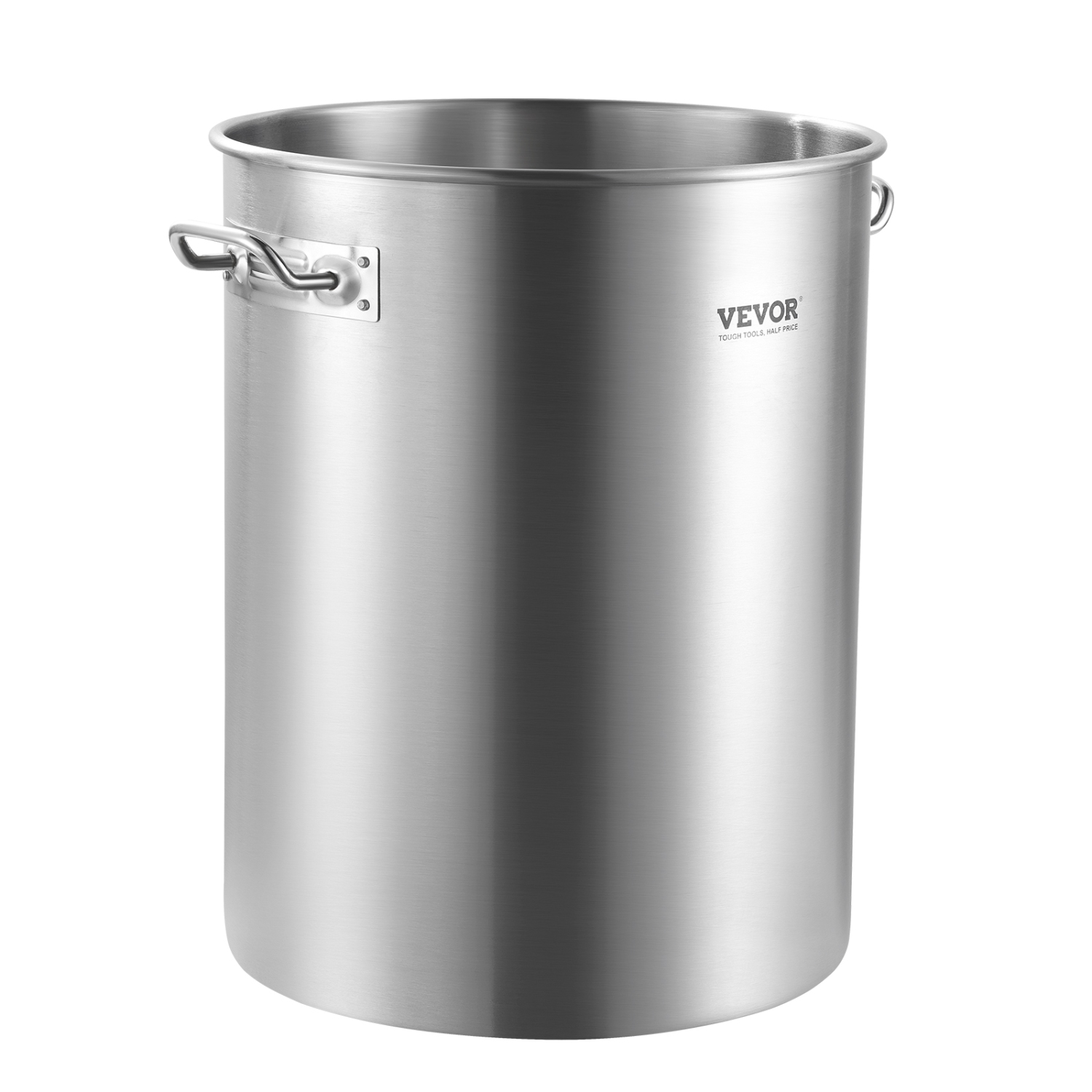 VEVOR 36 Quart Stainless Steel Stockpot, Cookware Sauce Pot with Basket, Lid, and Handle, Heavy Duty Commercial Grade Stock Pot, for Steaming Boiling