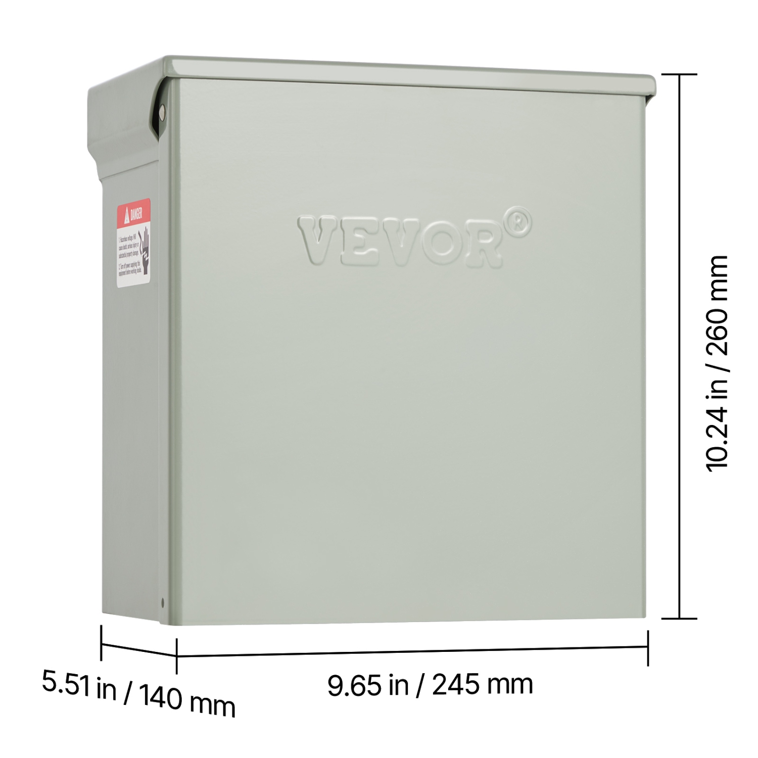 VEVOR 20 30 50 Amp Temporary Power Outlet Panel, RV EV Electrical Outlet Panel, with NEMA 50 Amp NEMA 30 Amp GFCI 20 Amp Receptacle Installed,