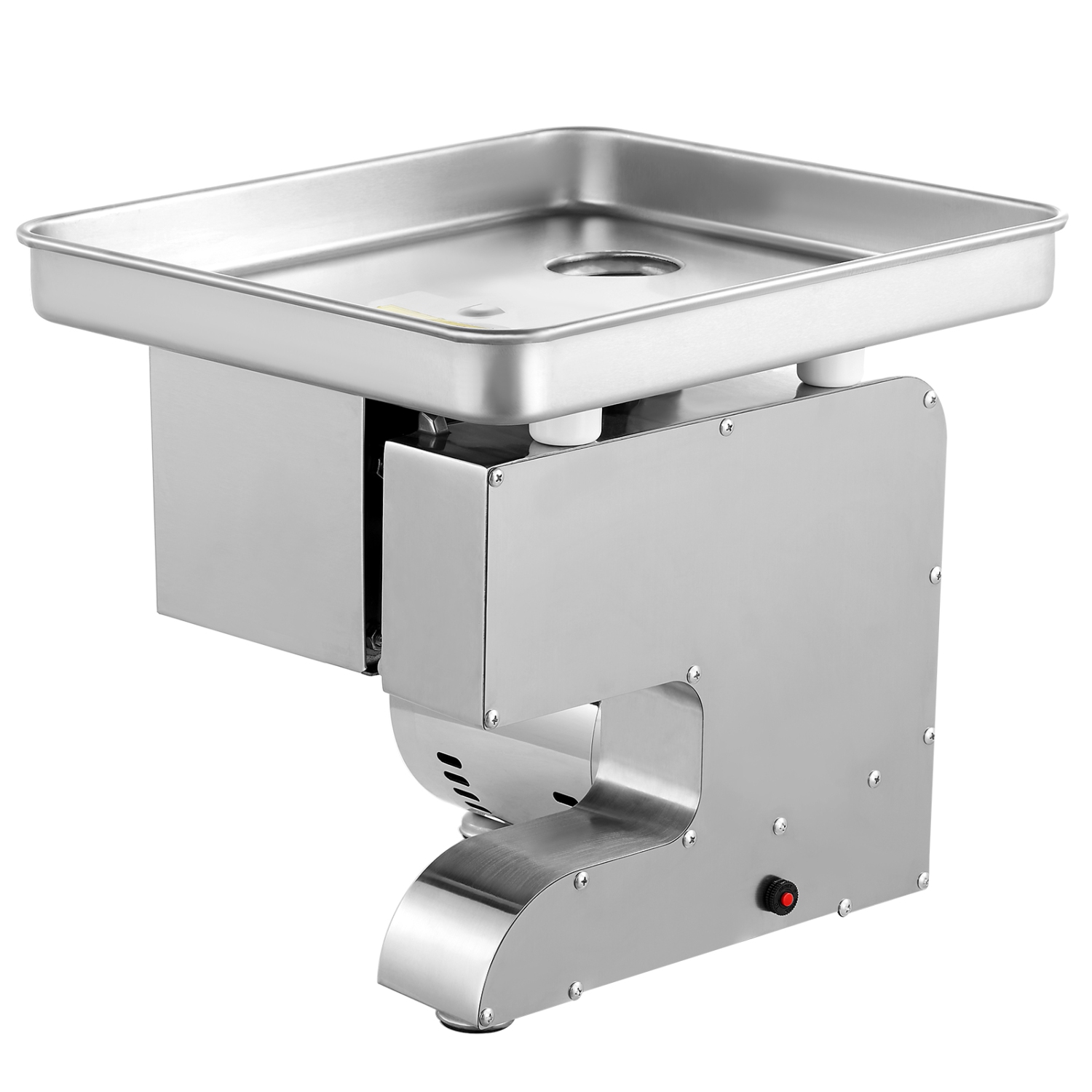 VEVOR 11 Lbs/Min Meat Grinder, Electric Meat Grinder, Slicer, Sausage Stuffer with Blade, Grinding Plate, Sausage Maker, Stainless Steel Commercial