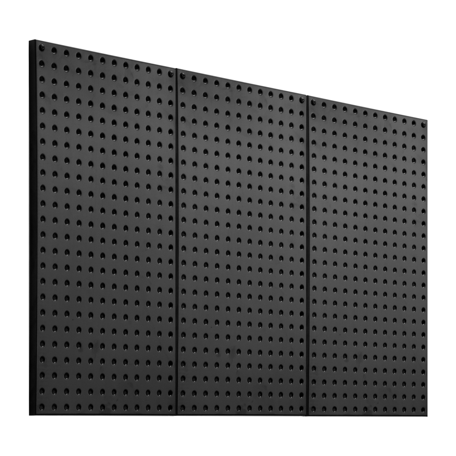 VEVOR – Panneau perforé en métal à 3 panneaux, panneau perforé de 24 x 12&nbsp;po, range-tout mural en acier robuste pour le garage, l'atelier, le