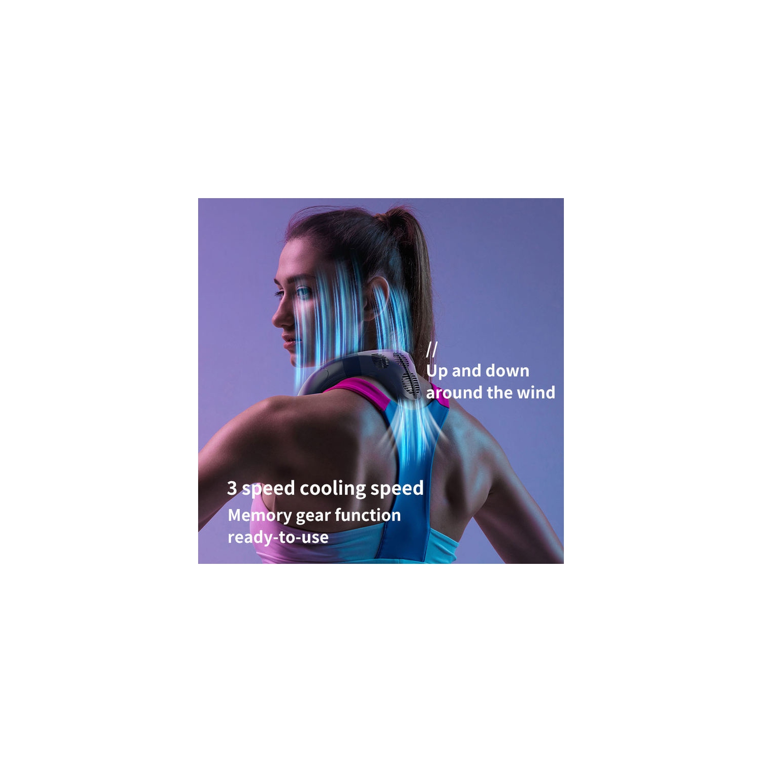 2025 New Fan Outdoor Fan Neck-mounted Cooling and Heating Instrument Neck-mounted Air Conditioner Neck-mounted Cooling Fan Neck-mounted Air