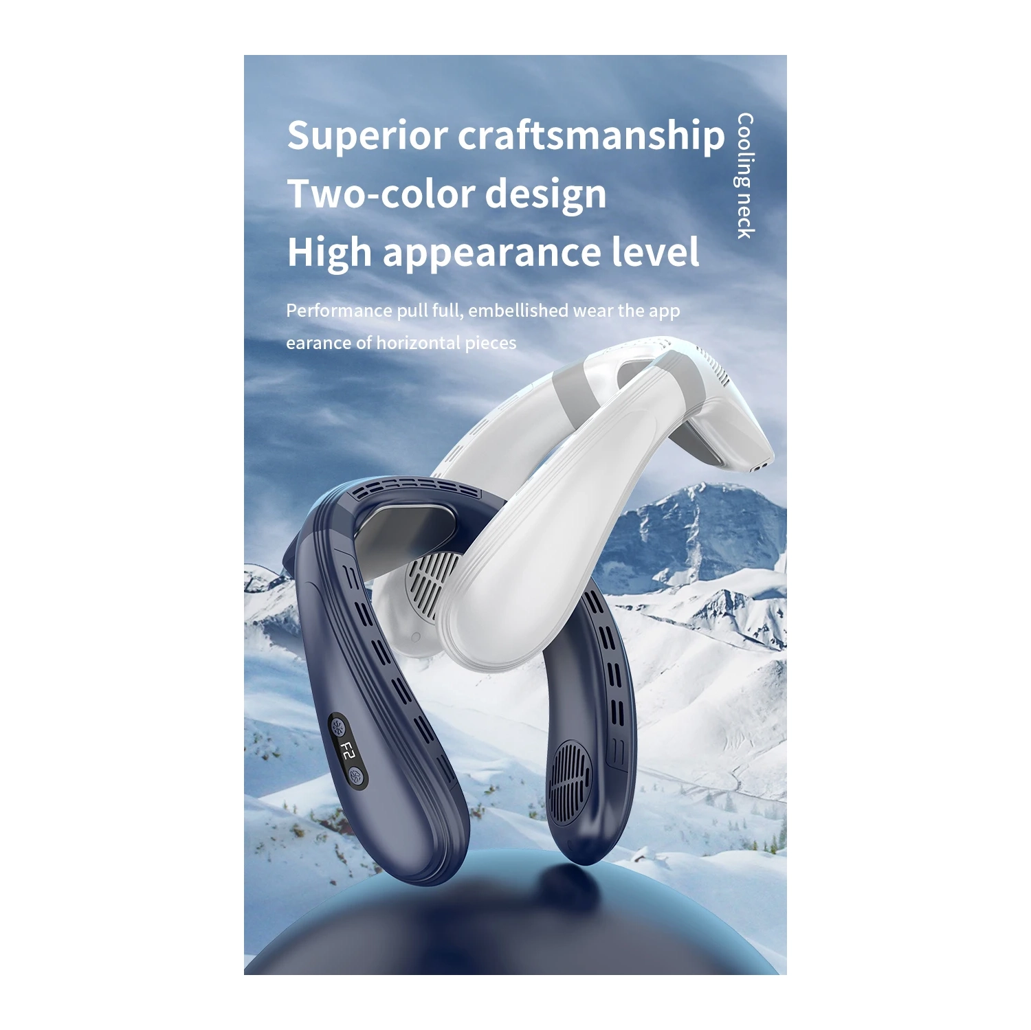 2025 New Fan Outdoor Fan Neck-mounted Cooling and Heating Instrument Neck-mounted Air Conditioner Neck-mounted Cooling Fan Neck-mounted Air