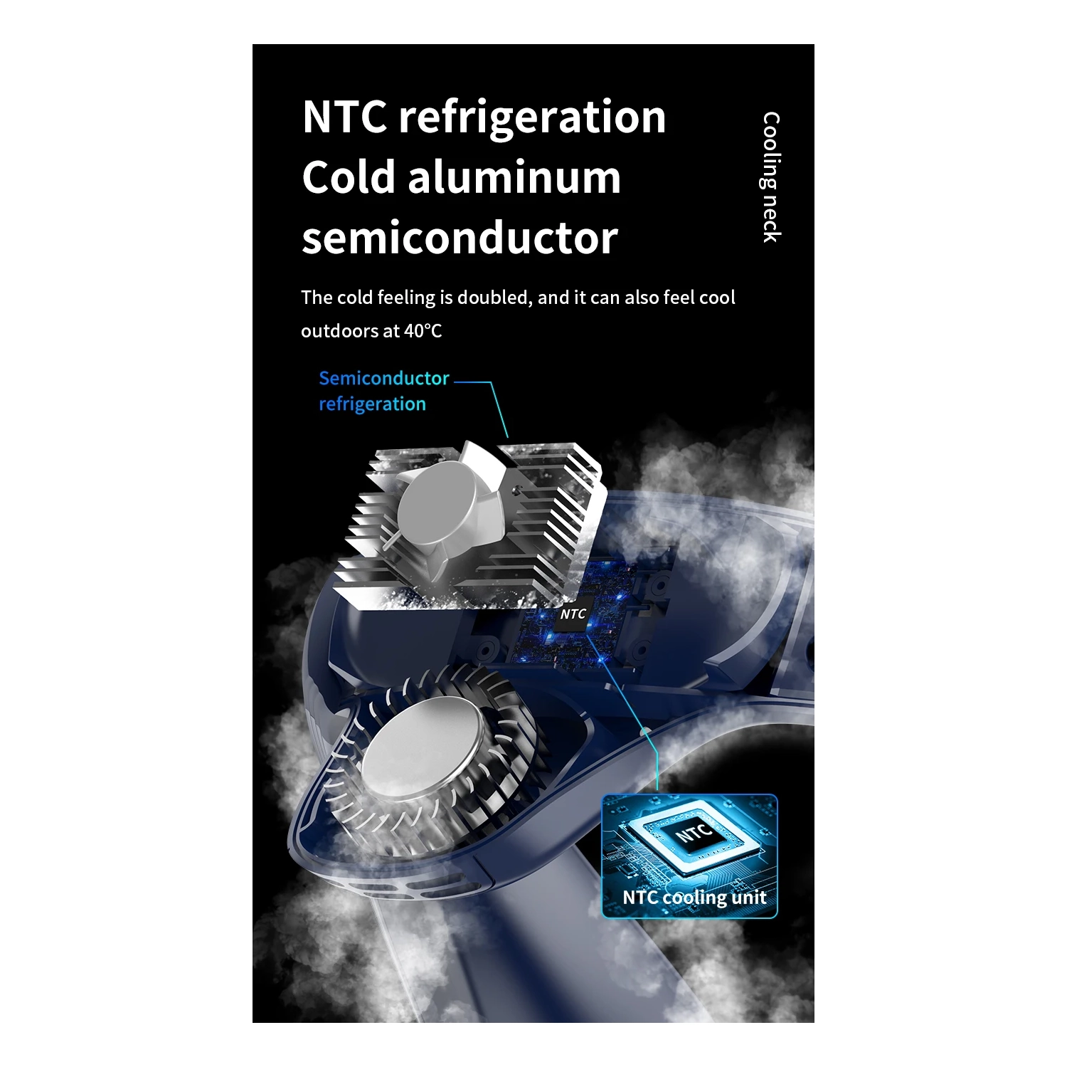 2025 New Fan Outdoor Fan Neck-mounted Cooling and Heating Instrument Neck-mounted Air Conditioner Neck-mounted Cooling Fan Neck-mounted Air