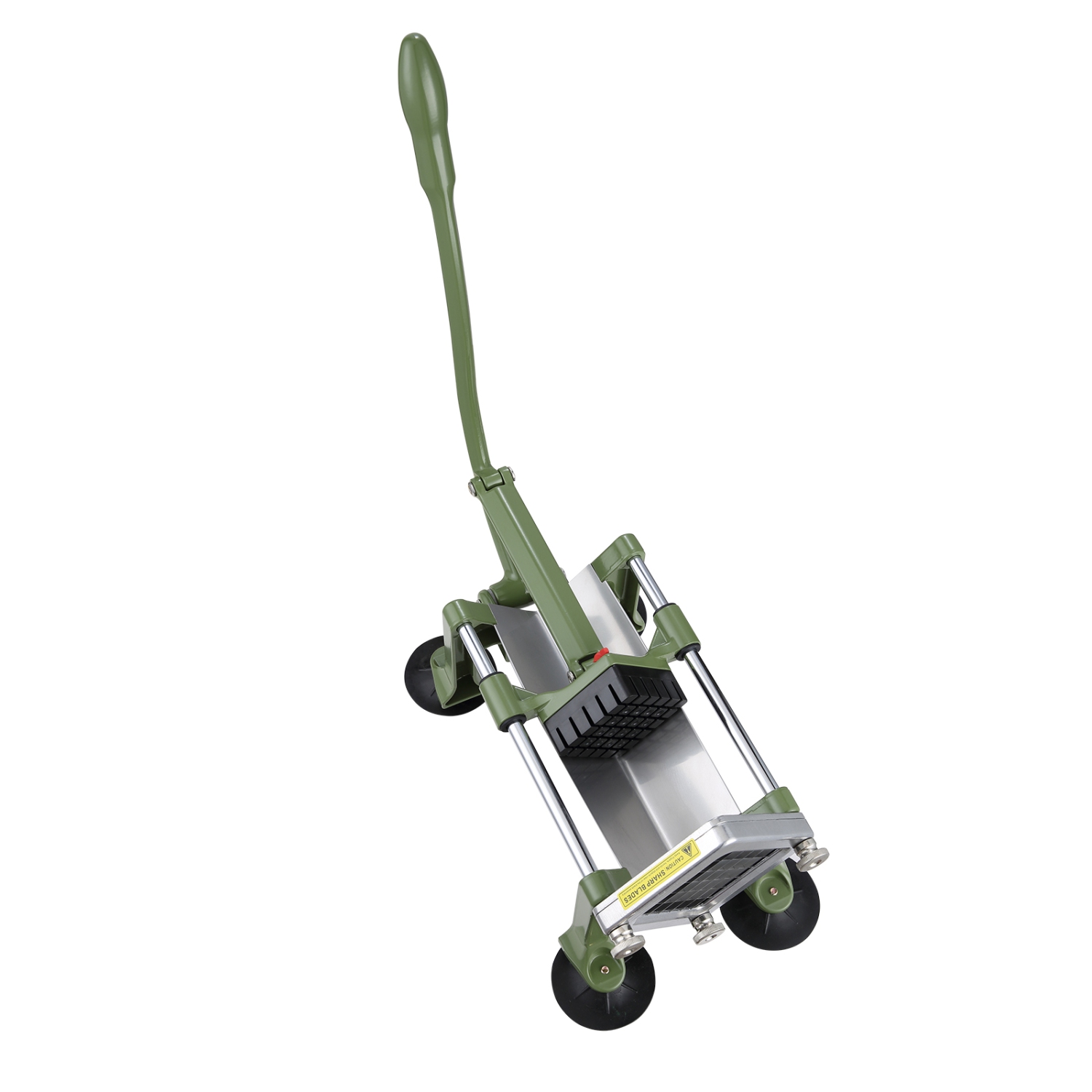 Coupe-frites VEVOR, coupe-pommes de terre avec lame en acier inoxydable 1/2-po, hachoir manuel avec ventouses, idéal pour les pommes de terre, les