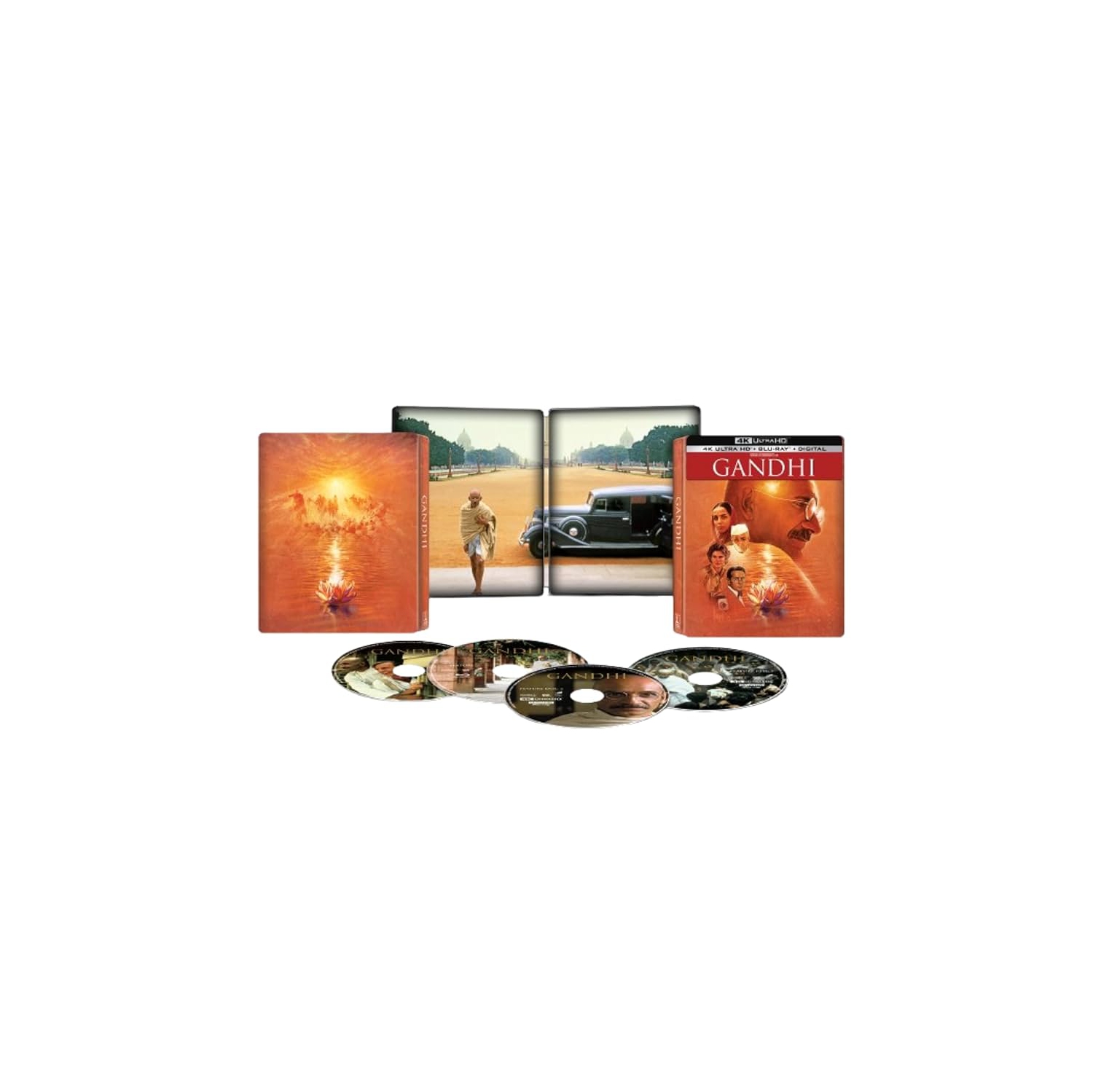 Gandhi [Steelbook] [4K Ultra HD + Blu-ray]