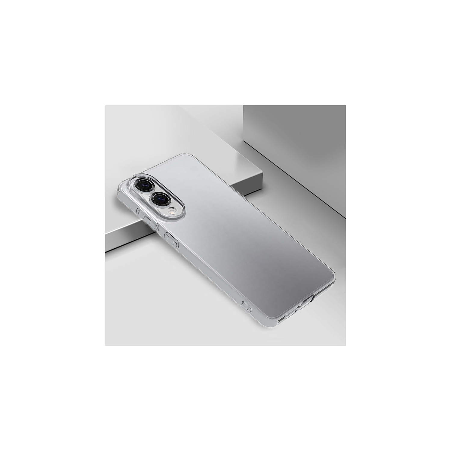 Étui transparent de PANDACO pour Galaxy S25 Edge de Samsung