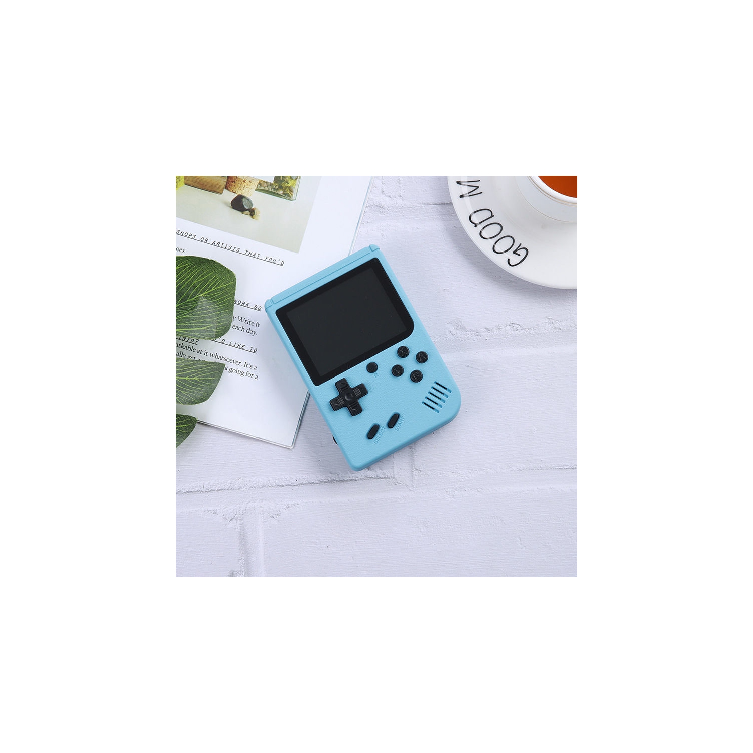 Mini console de jeu portative classique 500-en-1 pour enfants jouet nostalgique macaron console de jeu portative mini écran de 2,4 pouces - un joueur