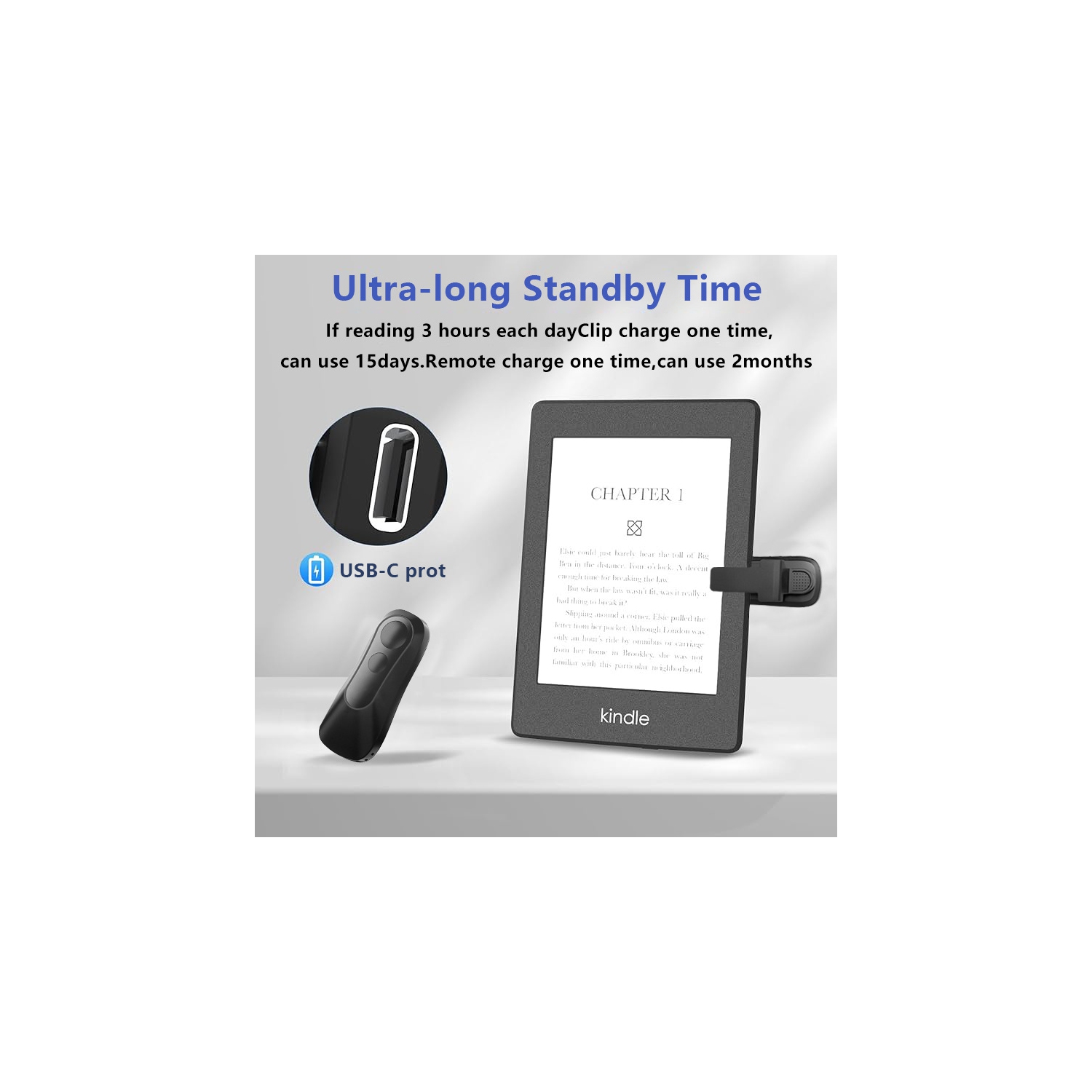 Wireless smart tablet novel page turner suitable for kindl e-book universal mobile phone selfie controller