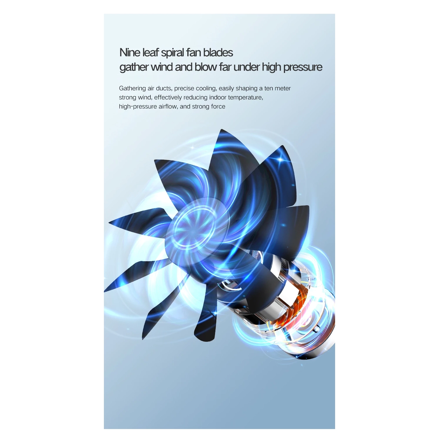 Cooling fan household small air conditioner, fan cooling spray humidification electric desktop fan mobile cooling fan portable, ultra-quiet design