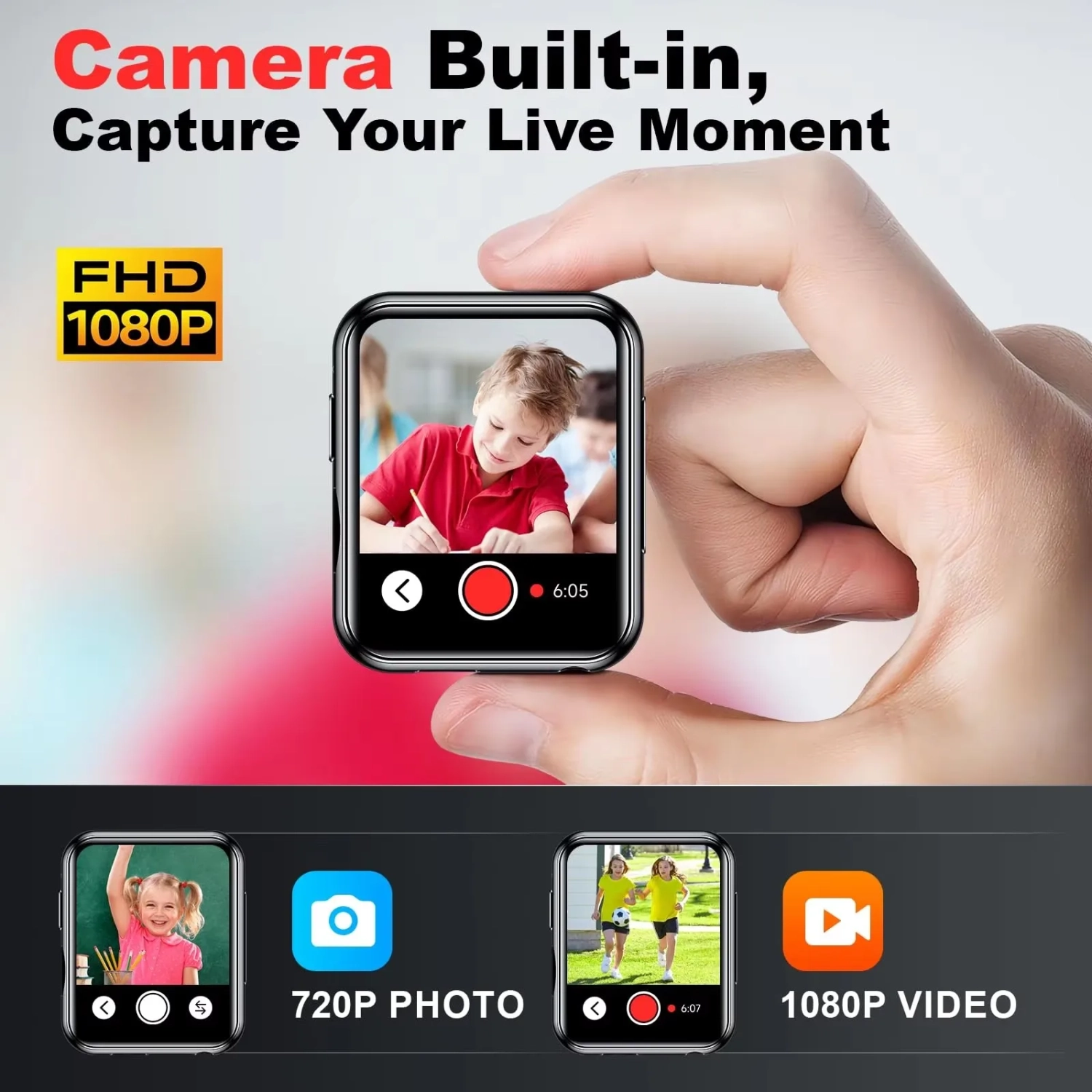 Lecteur vidéo multifonctionnel MP3MP4MP5, écran LCD 720P-A30 [Photo + Vidéo + Livre électronique + Musique + Vidéo + Enregistrement + Bluetooth] 32G