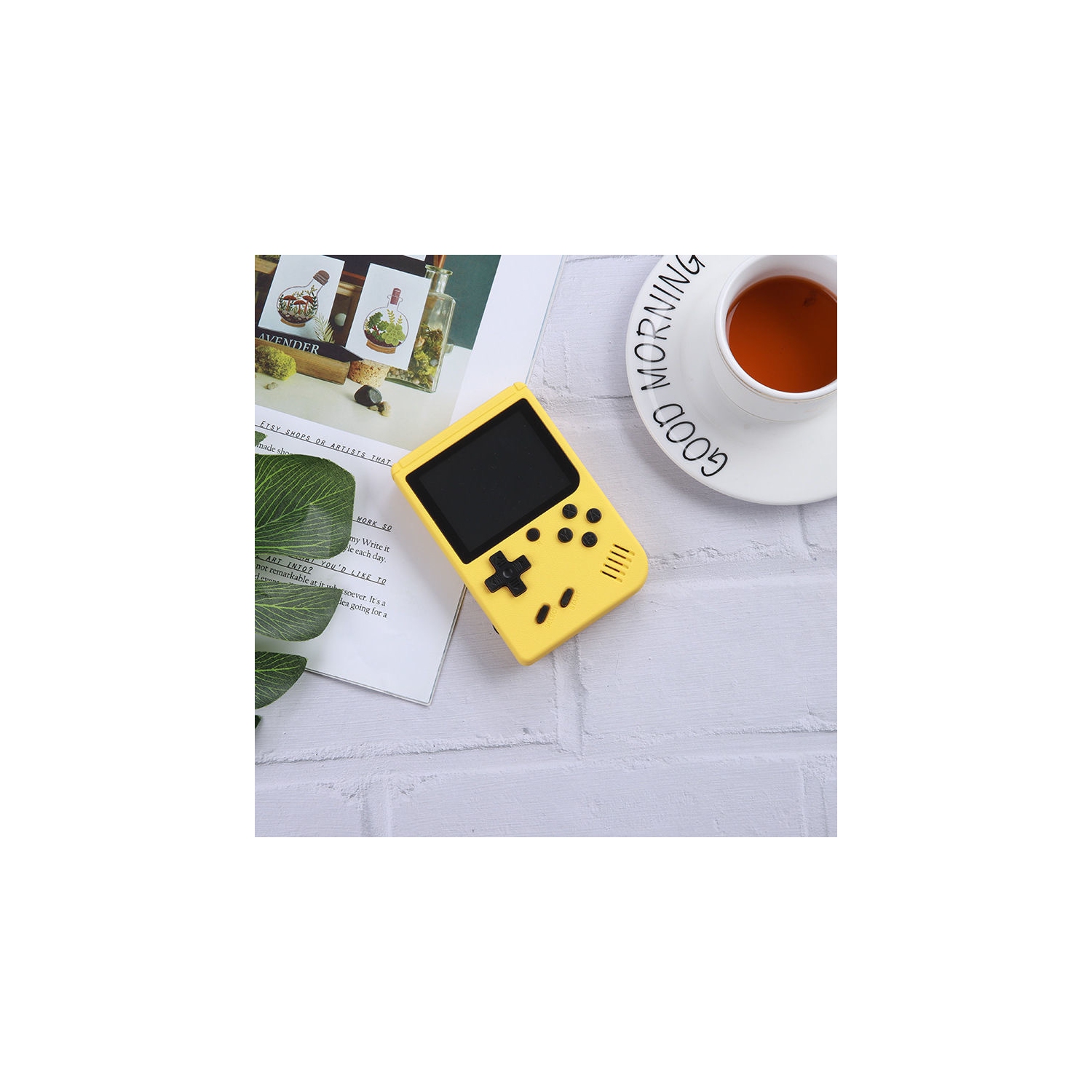 500-in-1 classic mini handheld game console nostalgic toy macaron Dragon handheld game console mini 2.4-inch screen-two-player game with