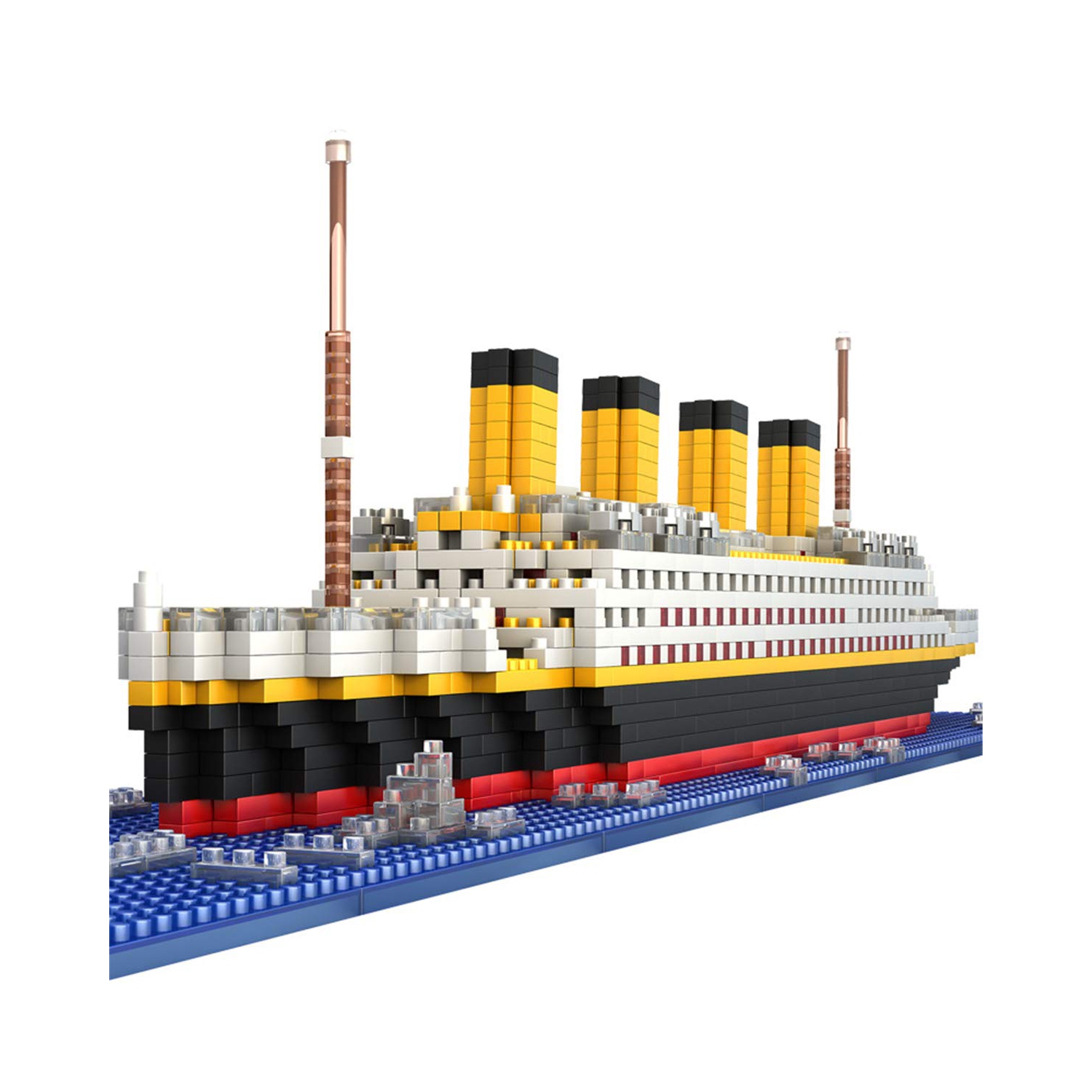 Titanic Model Building Blocks Micro Mini Bricks 3D Puzzle Set Educational Toys